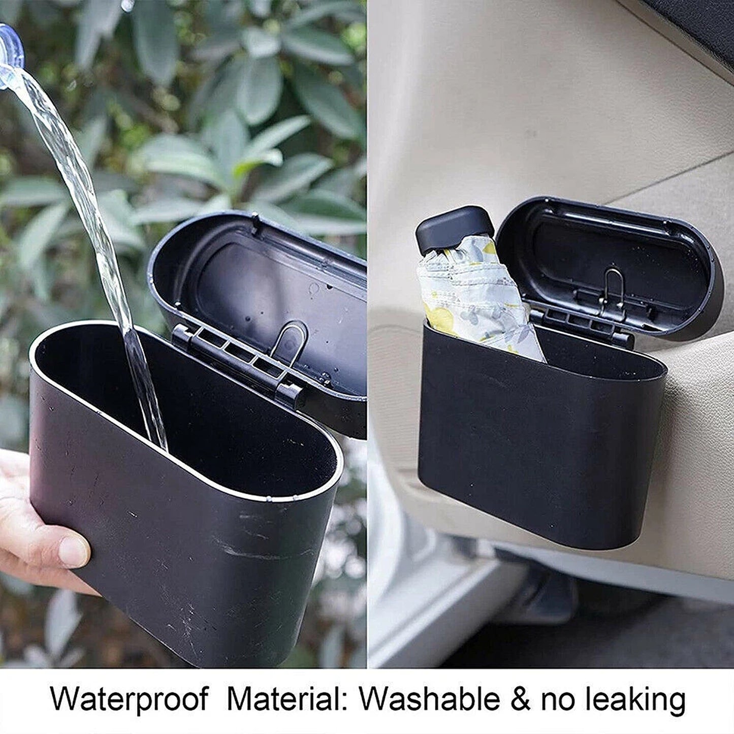 Portable Car Trash Holder Bin for Dust and Waste