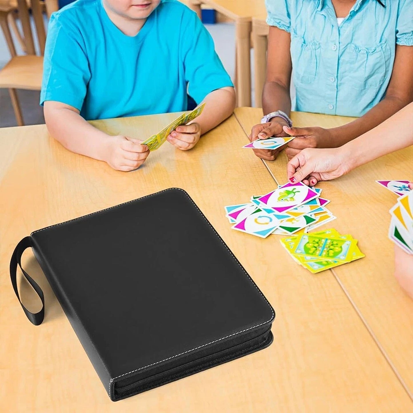 Trading Card Organizer Binder with 900 Card Capacity
