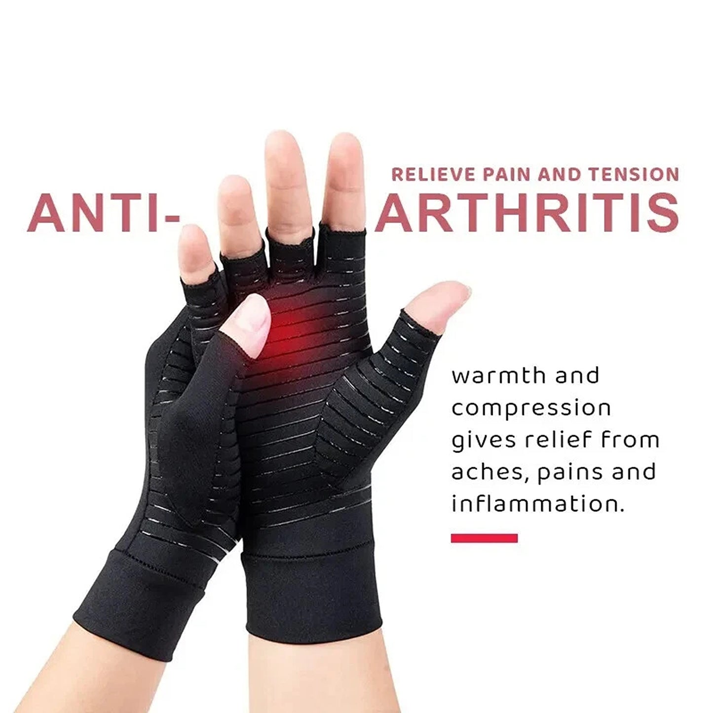 Magnetic Arthritis Compression Gloves for Joint Pain Relief