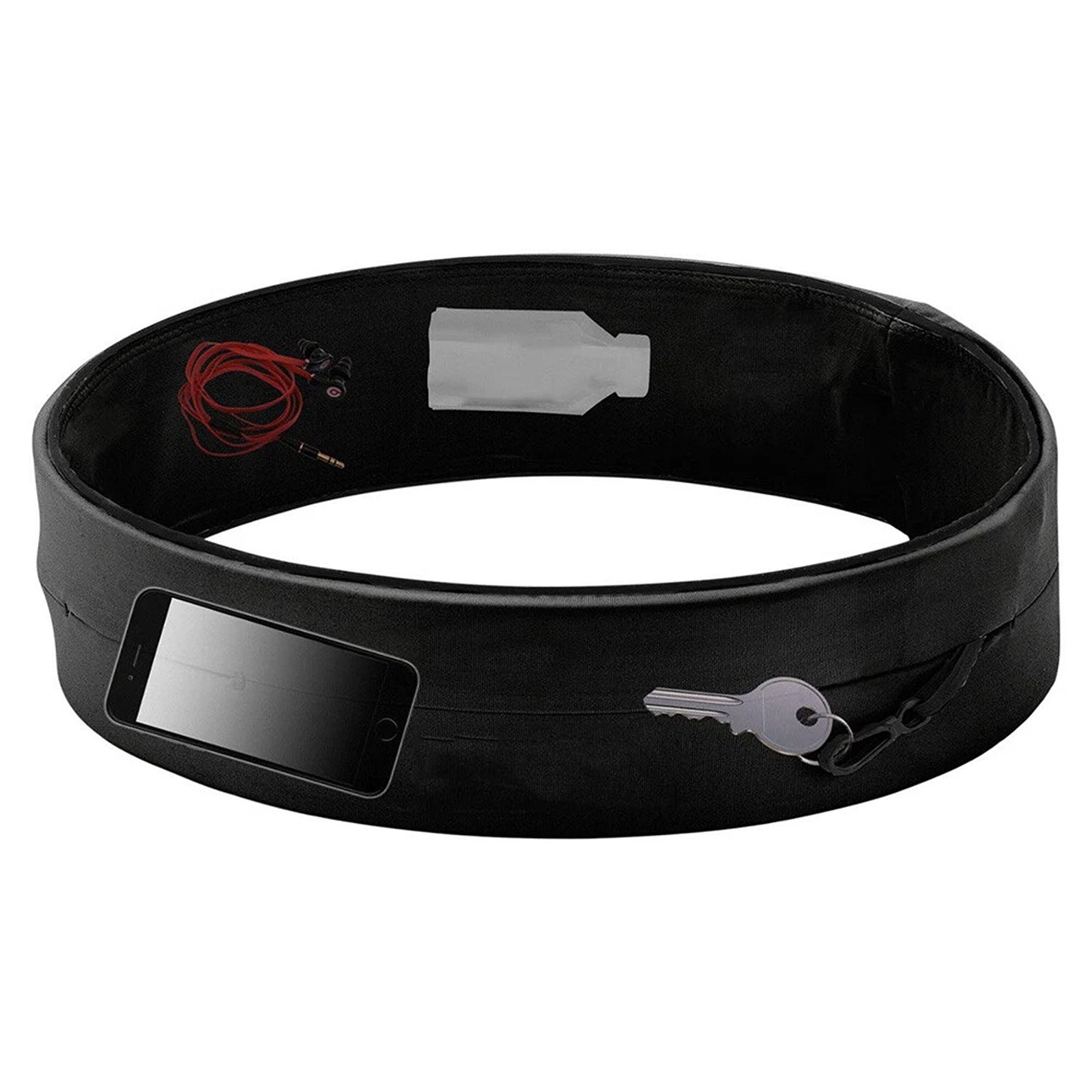 Expandable Running Waist Belt for Travel Fitness and Hiking