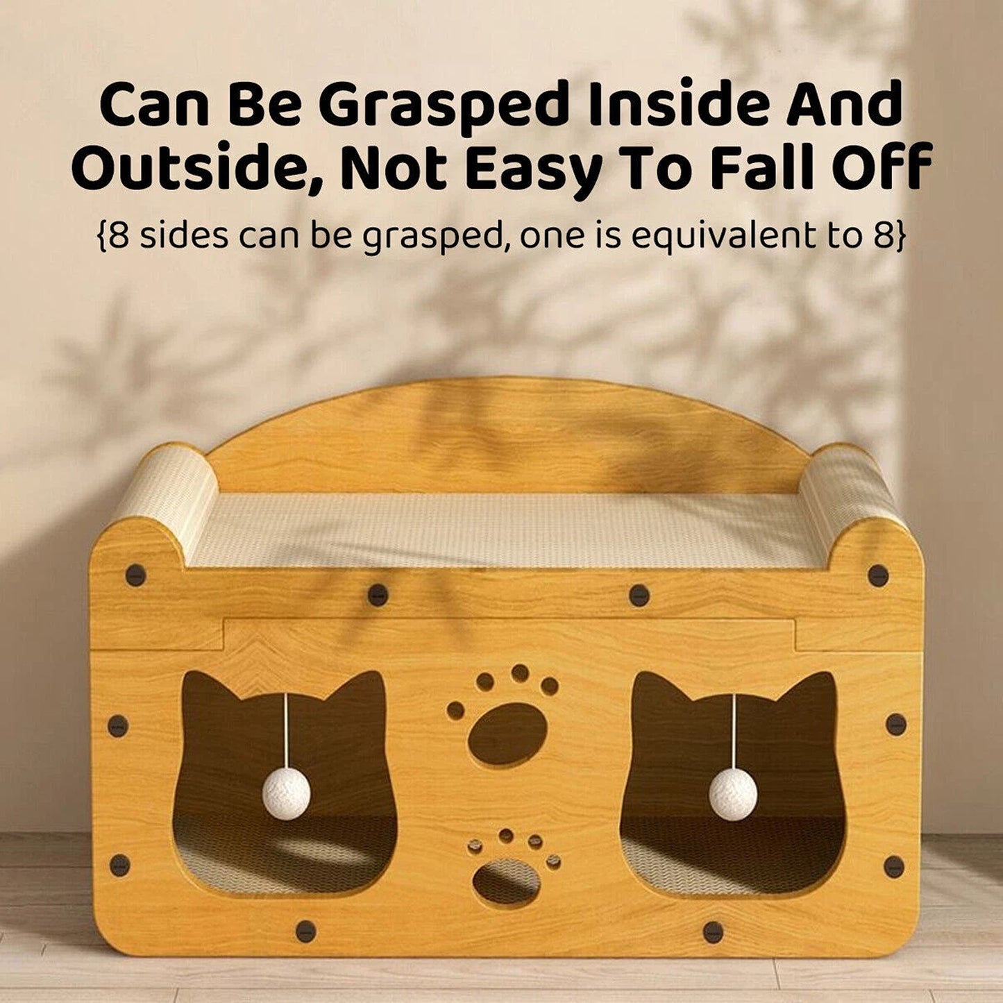 Cat Scratching Board and House All in One Wear Resistant Toy