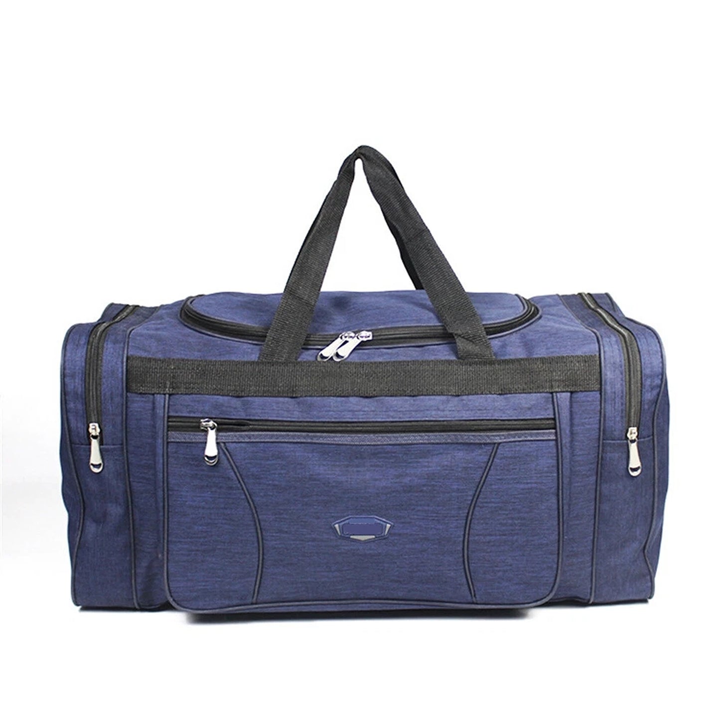 Navy Waterproof Oxford Travel Bag Large Capacity Sports Duffle Bag
