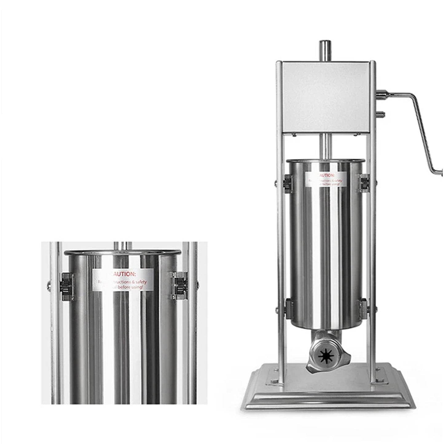 Manual Vertical Churros Maker 5L with Nozzles for Commercial Kitchens