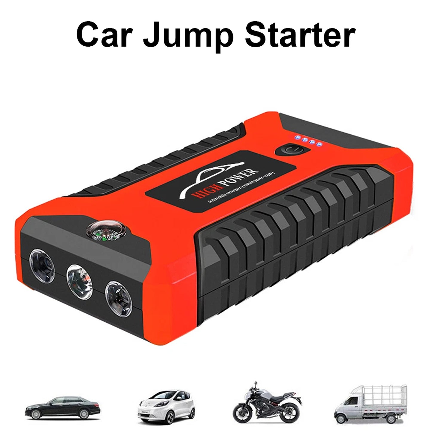 Portable Car Jump Starter 12V Battery Booster Power Bank