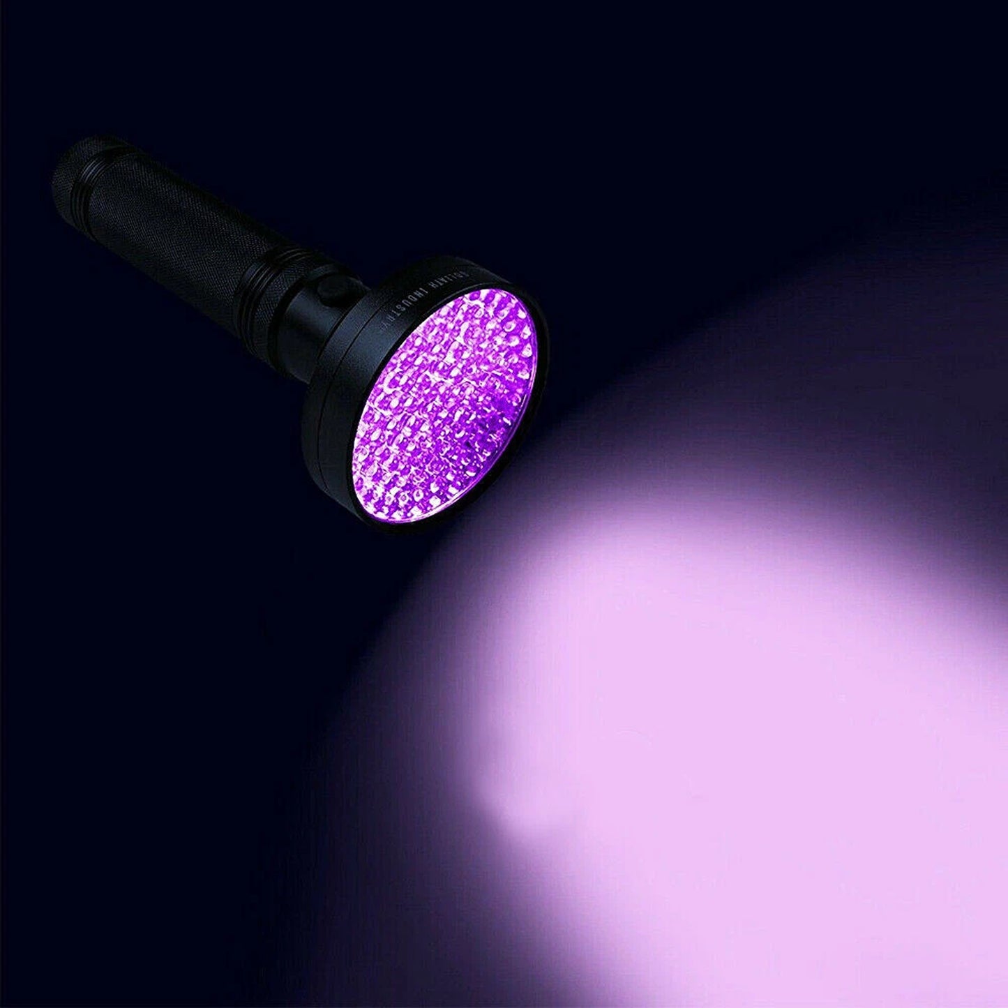 Aluminum UV Flashlight with 100 LED Blacklight
