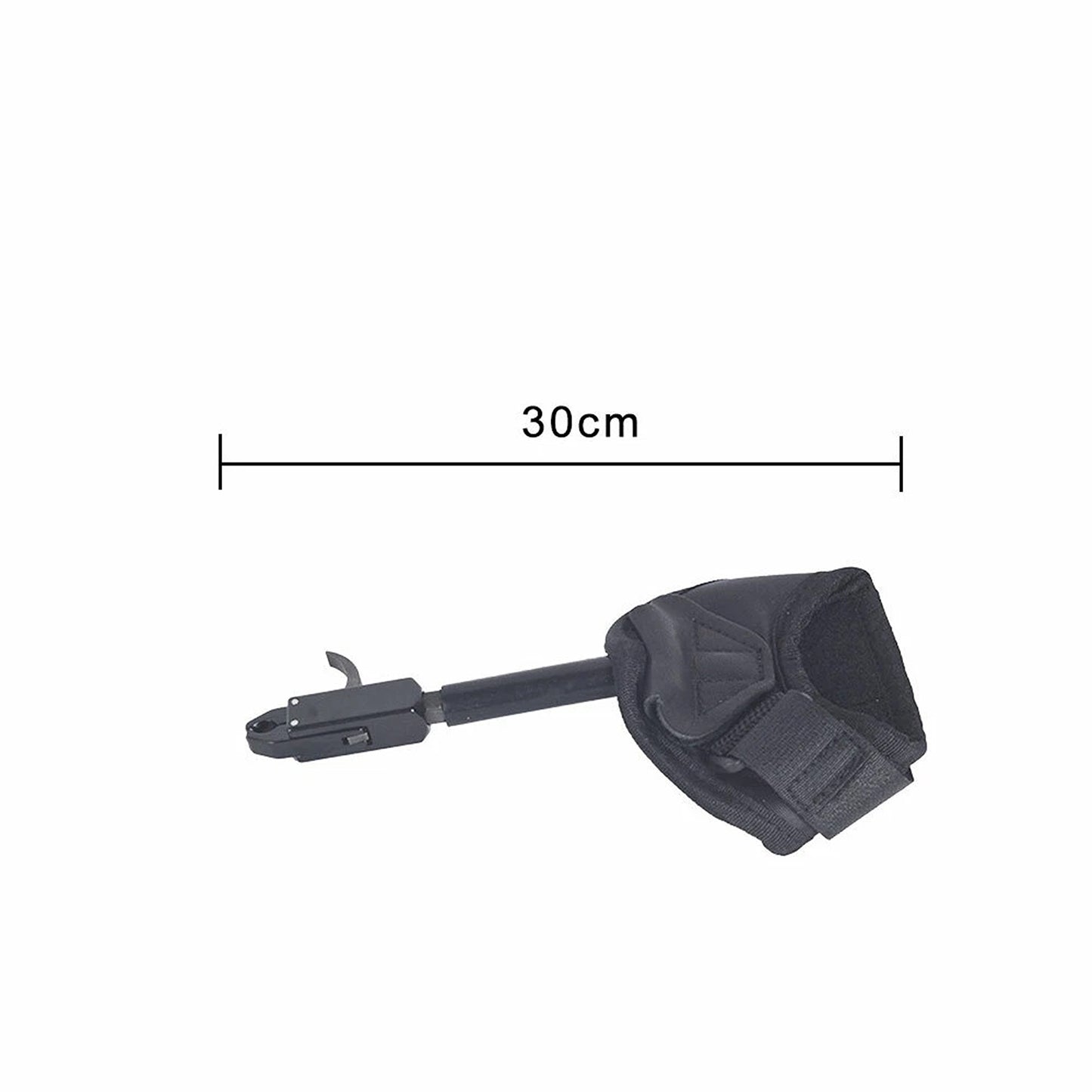 Adjustable Archery Bow Release Aid With Wrist Strap Caliper Design