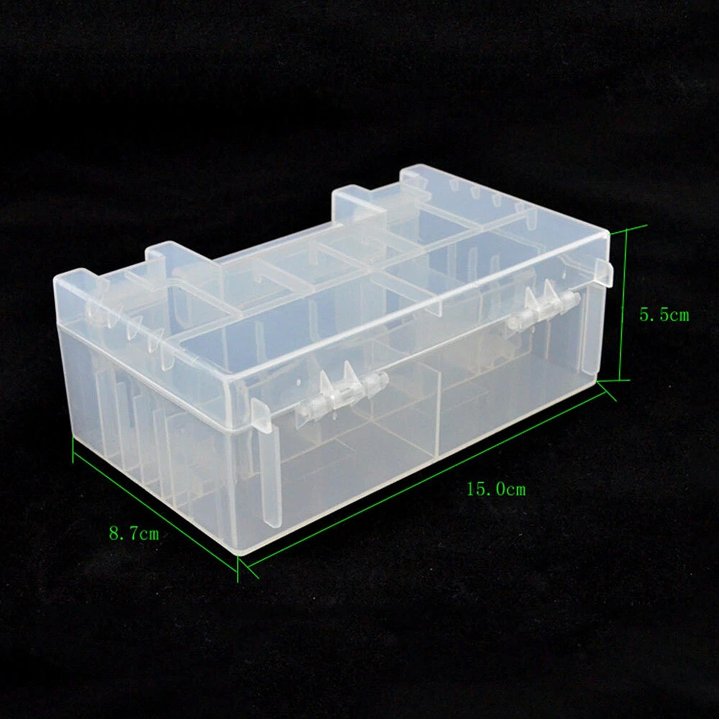 Hard Plastic Battery Storage Case for AA and AAA Batteries