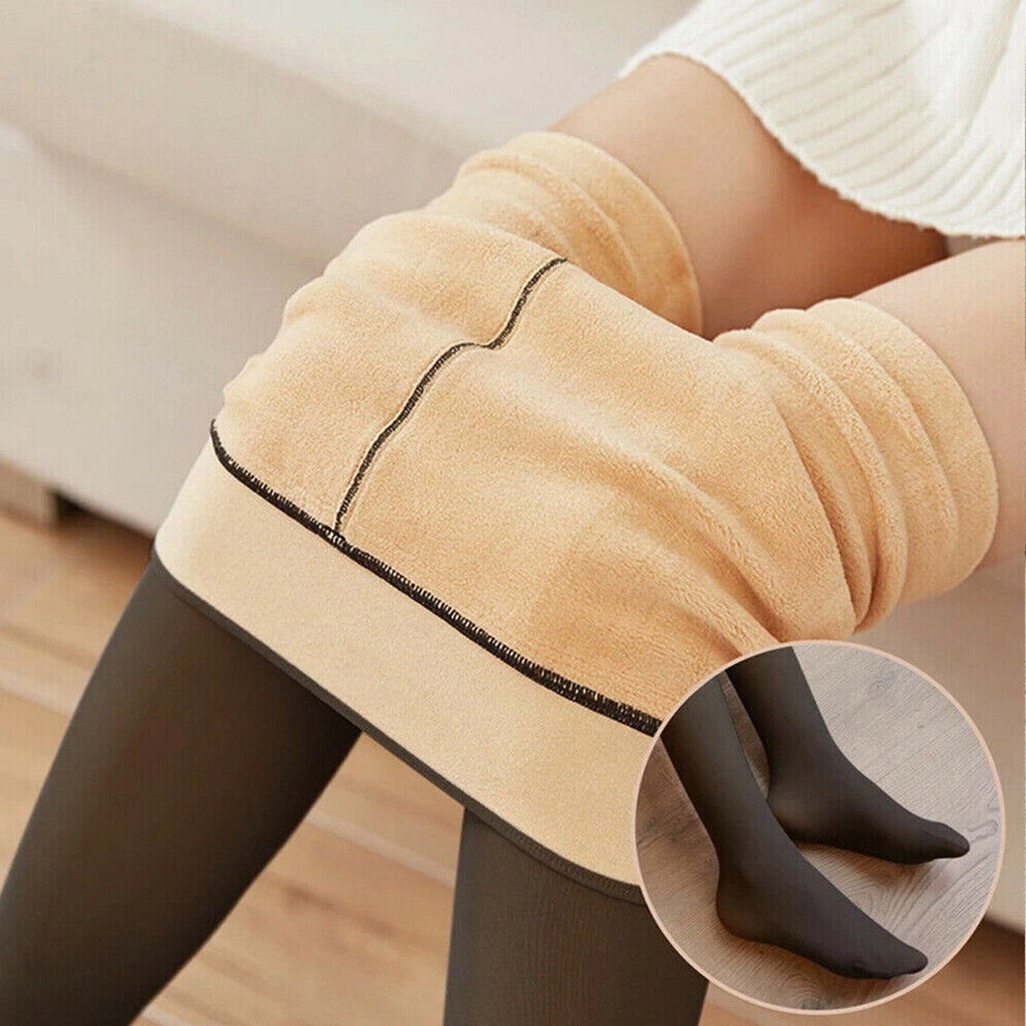 Womens Thermal Winter Fleece Tights Stockings Panty Hose