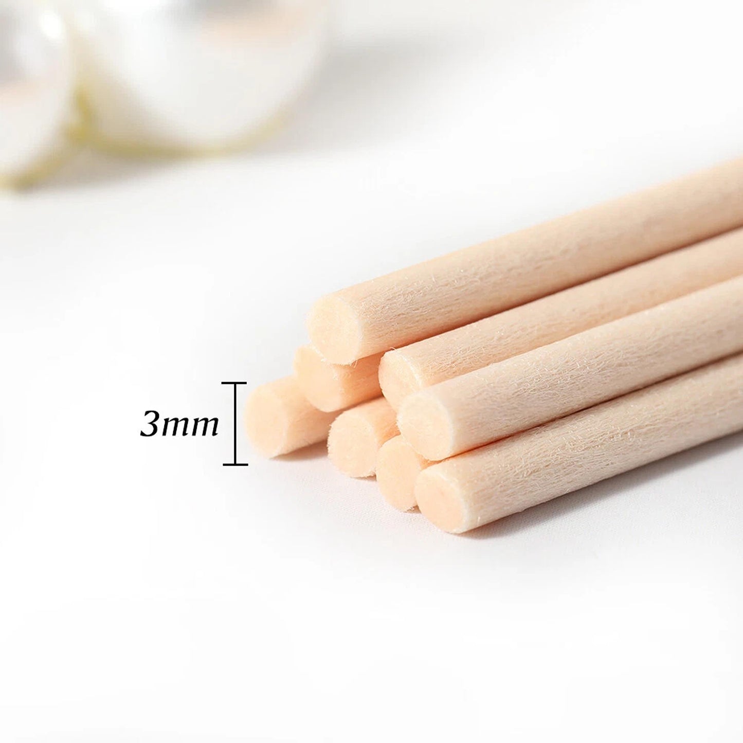 Premium Reed Diffuser Reeds Fiber Sticks Aromatherapy Home Office Bulk Pack - 40x