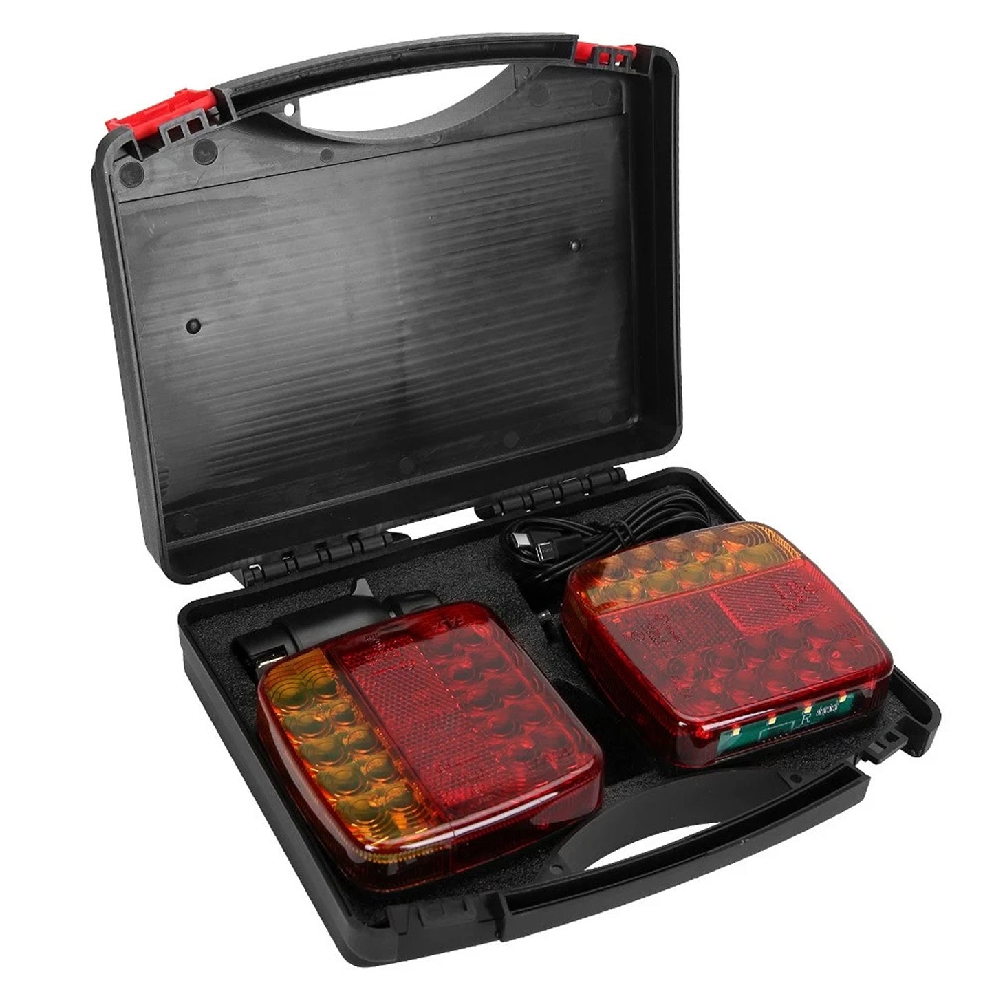 2 Pack Wireless Magnetic Rechargeable LED Trailer Tail Light Kit