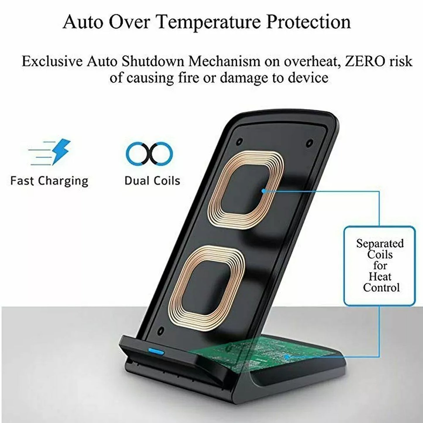 30W Wireless Charging Stand Dock for iPhone 11 12 13 14 Pro Max