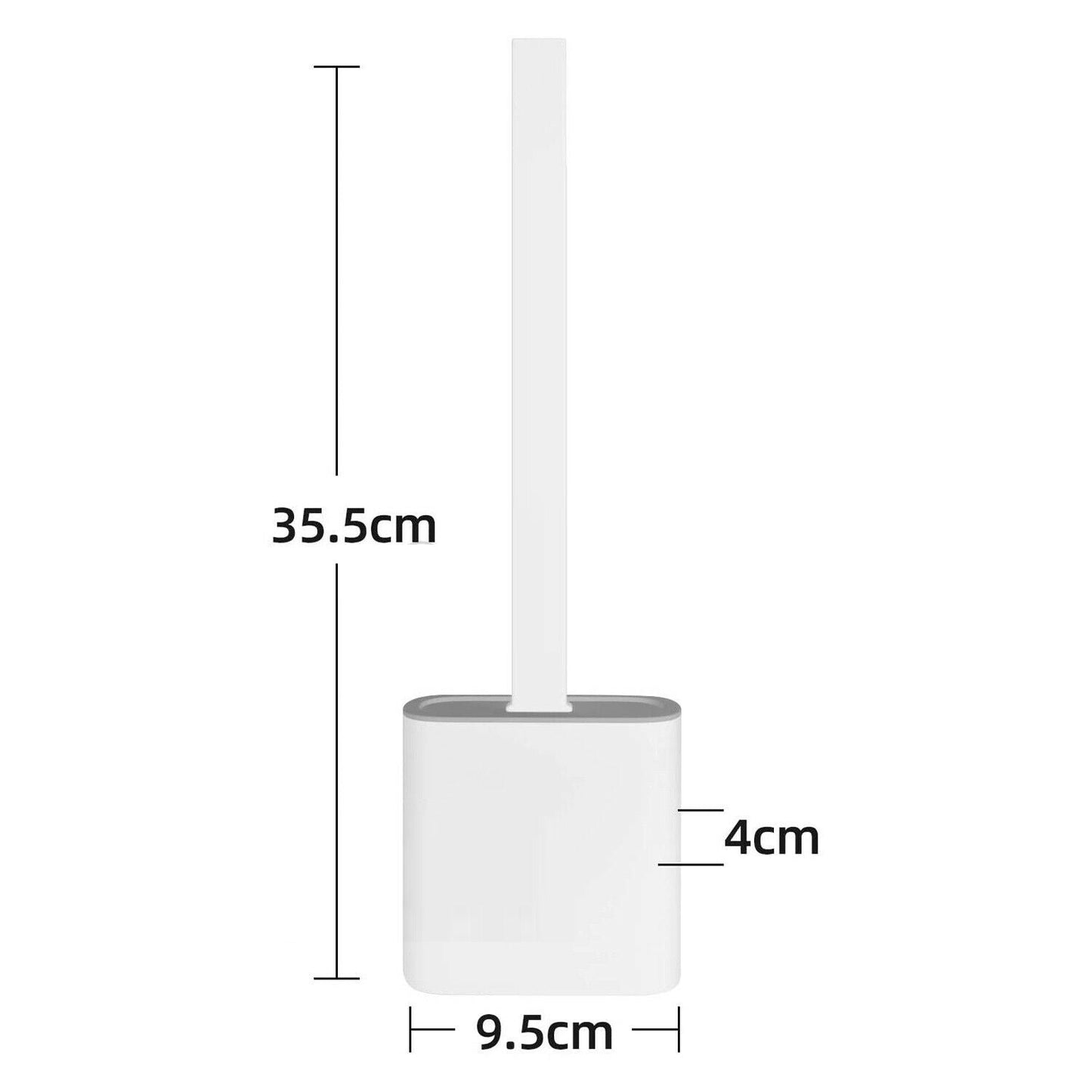 Creative Cleaning Toilet Brush Silicone Bathroom Set
