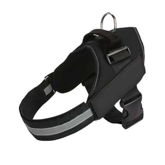 Black Breathable Vest Harness for Puppies Dogs and Cats