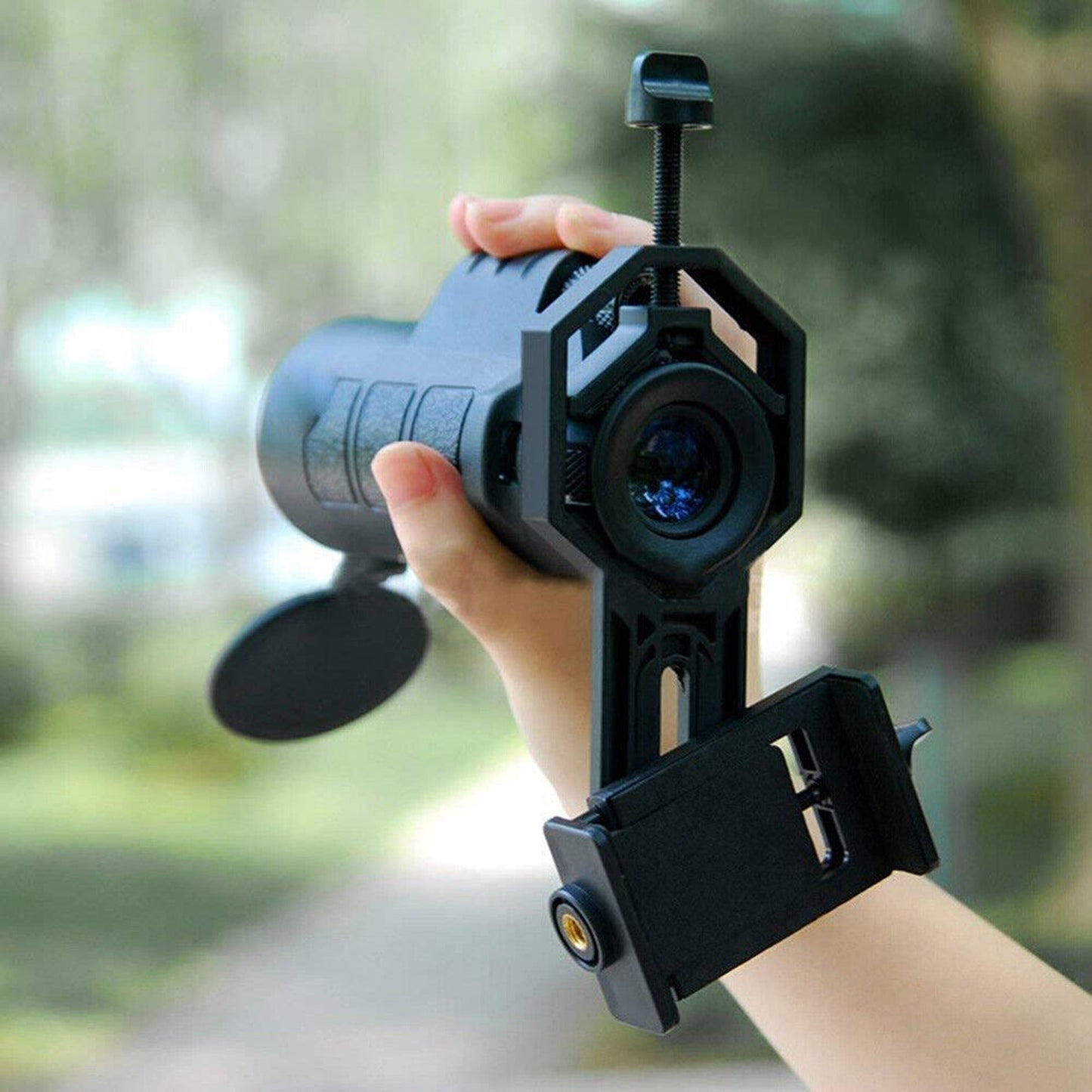 Spotting Scope Mount Universal Mobile Phone Holder