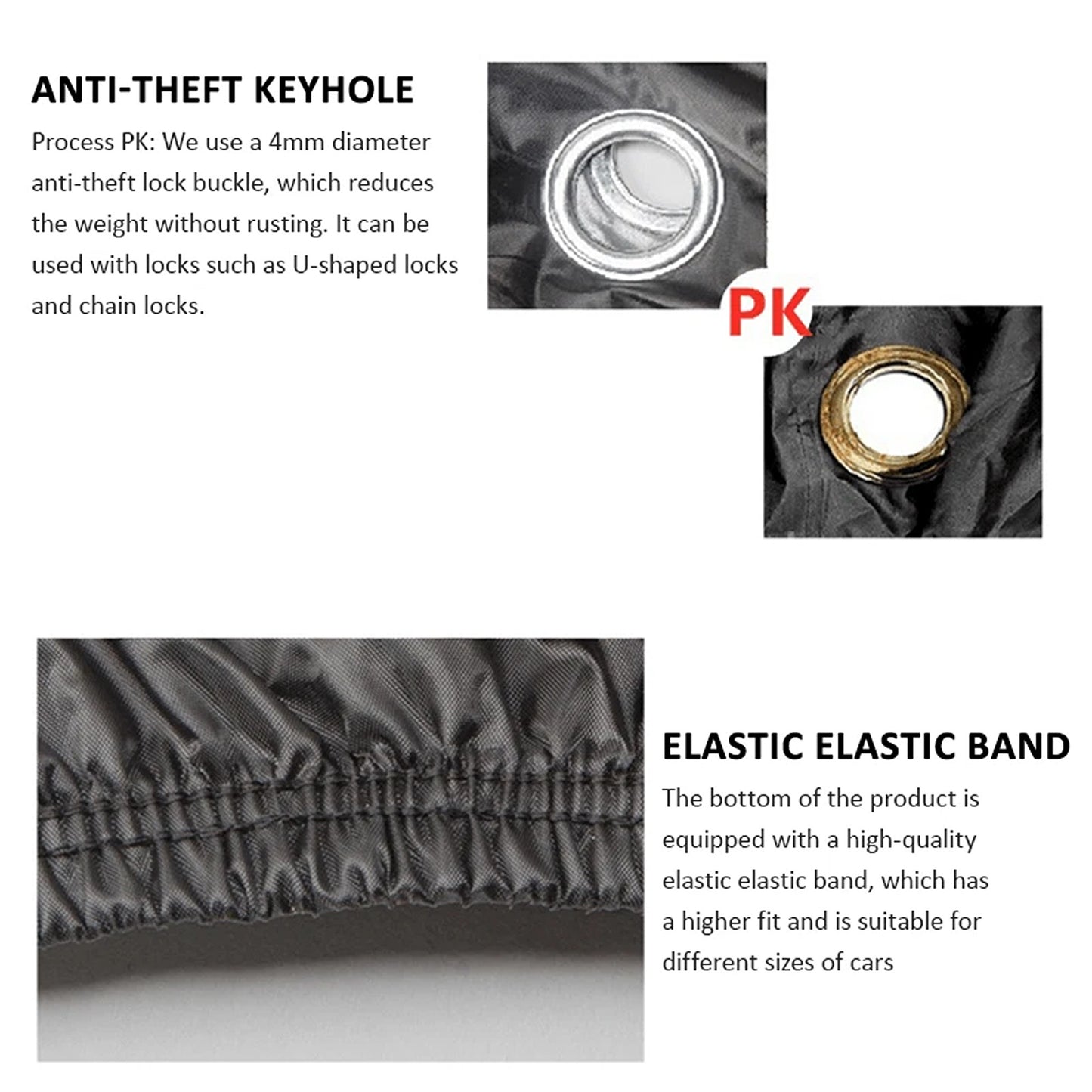 Durable Waterproof Bike Cover for One Bicycle Outdoor Use