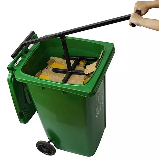 Heavy Duty Steel Wheelie Bin Compactor for Waste and Recycling