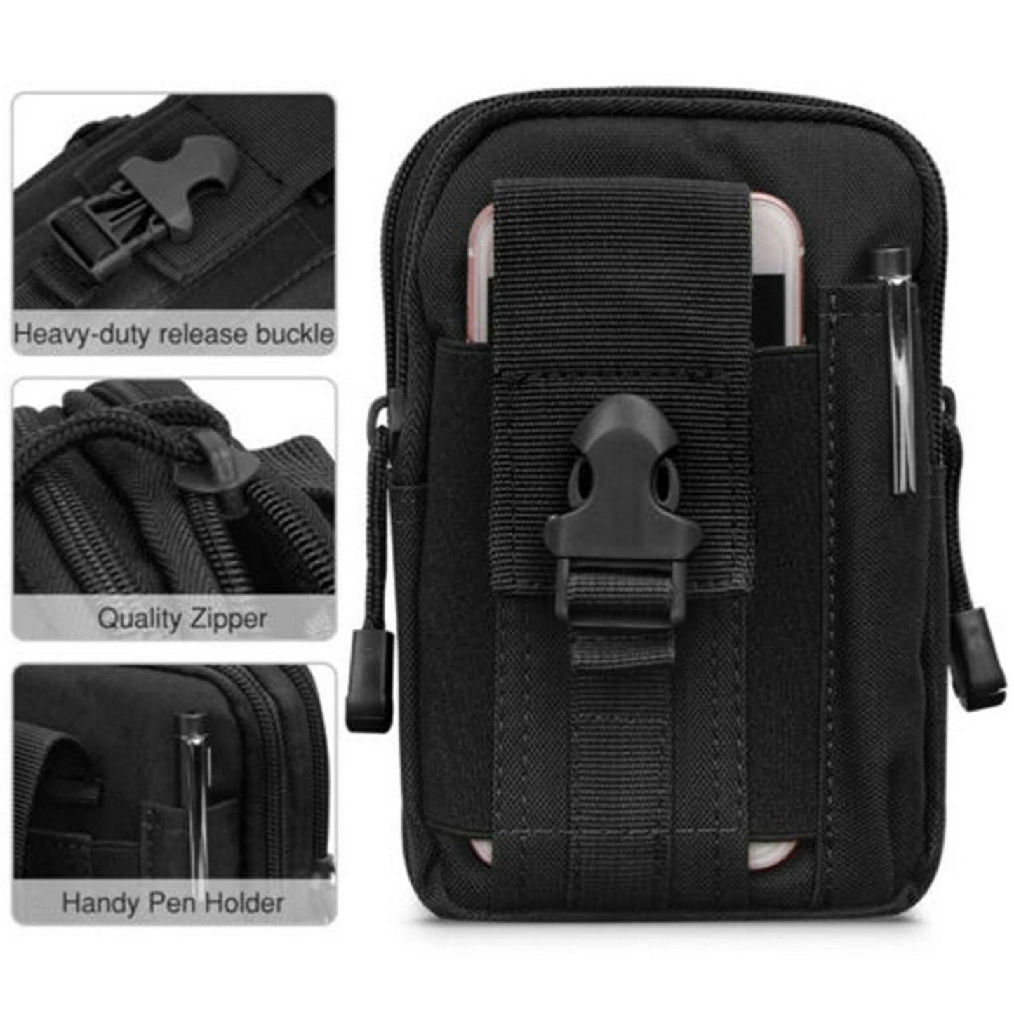 Military Tactical Waist Pack Molle Utility Pouch