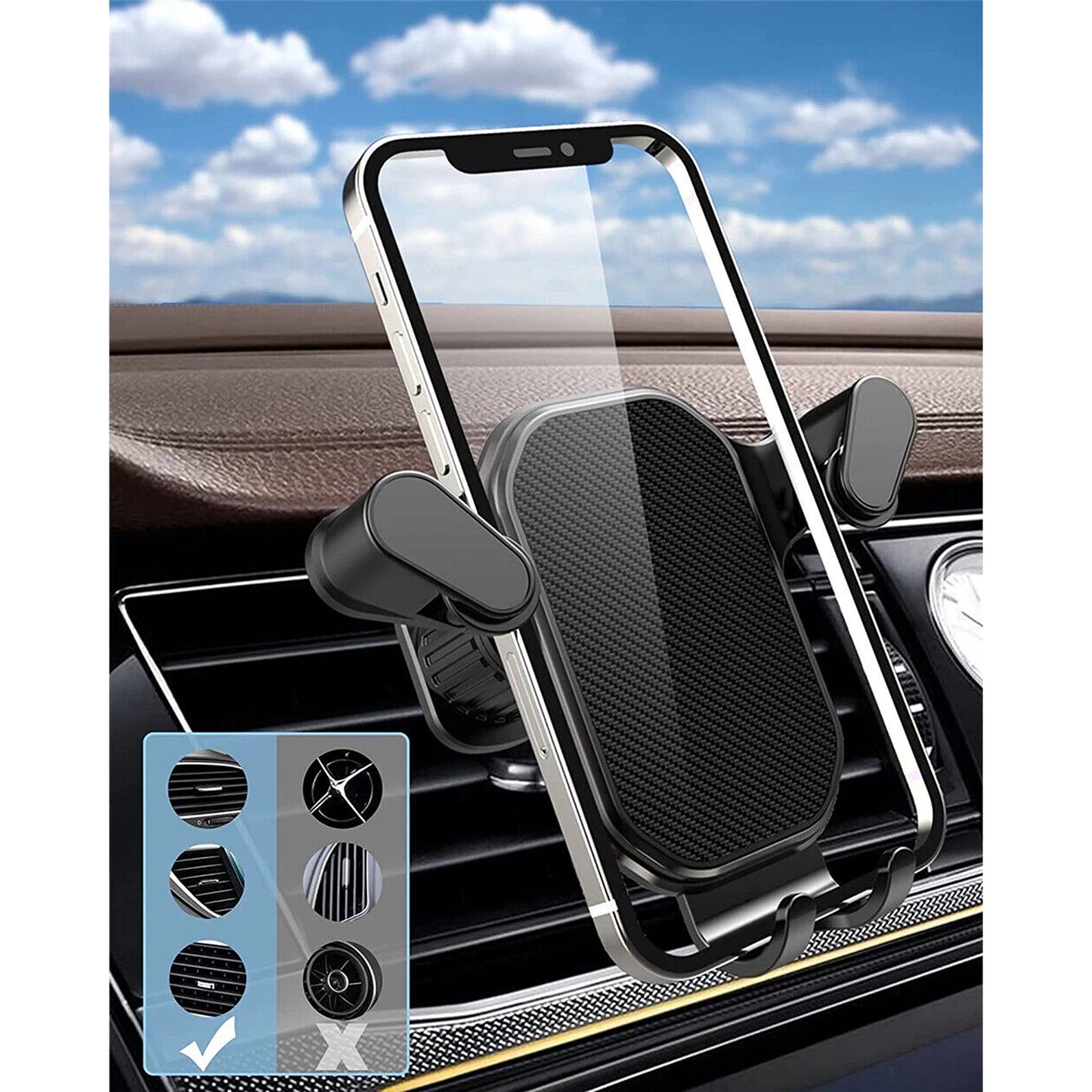 Universal Air Vent Mount Phone Stand Gravity Car Holder