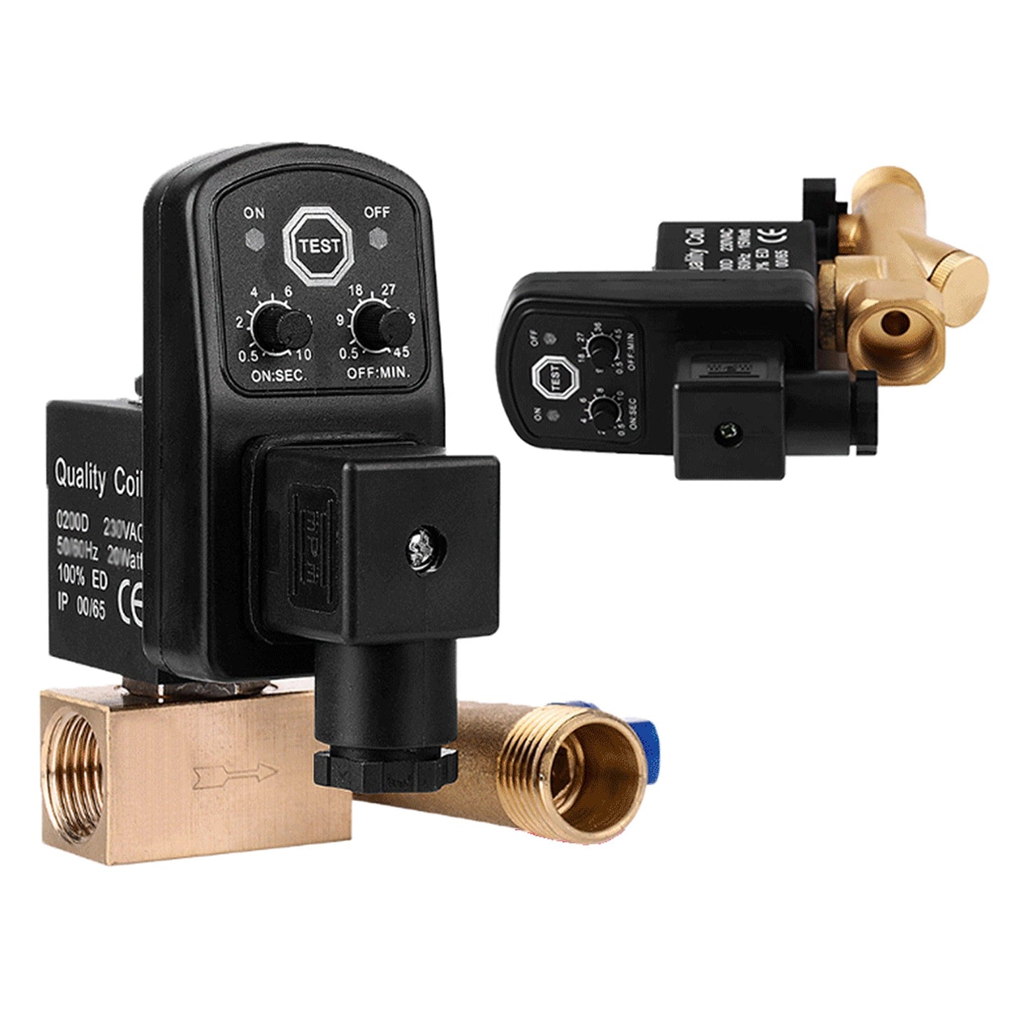 Automatic Timed Drain Valve For Air Compressor Gas Tank DN15