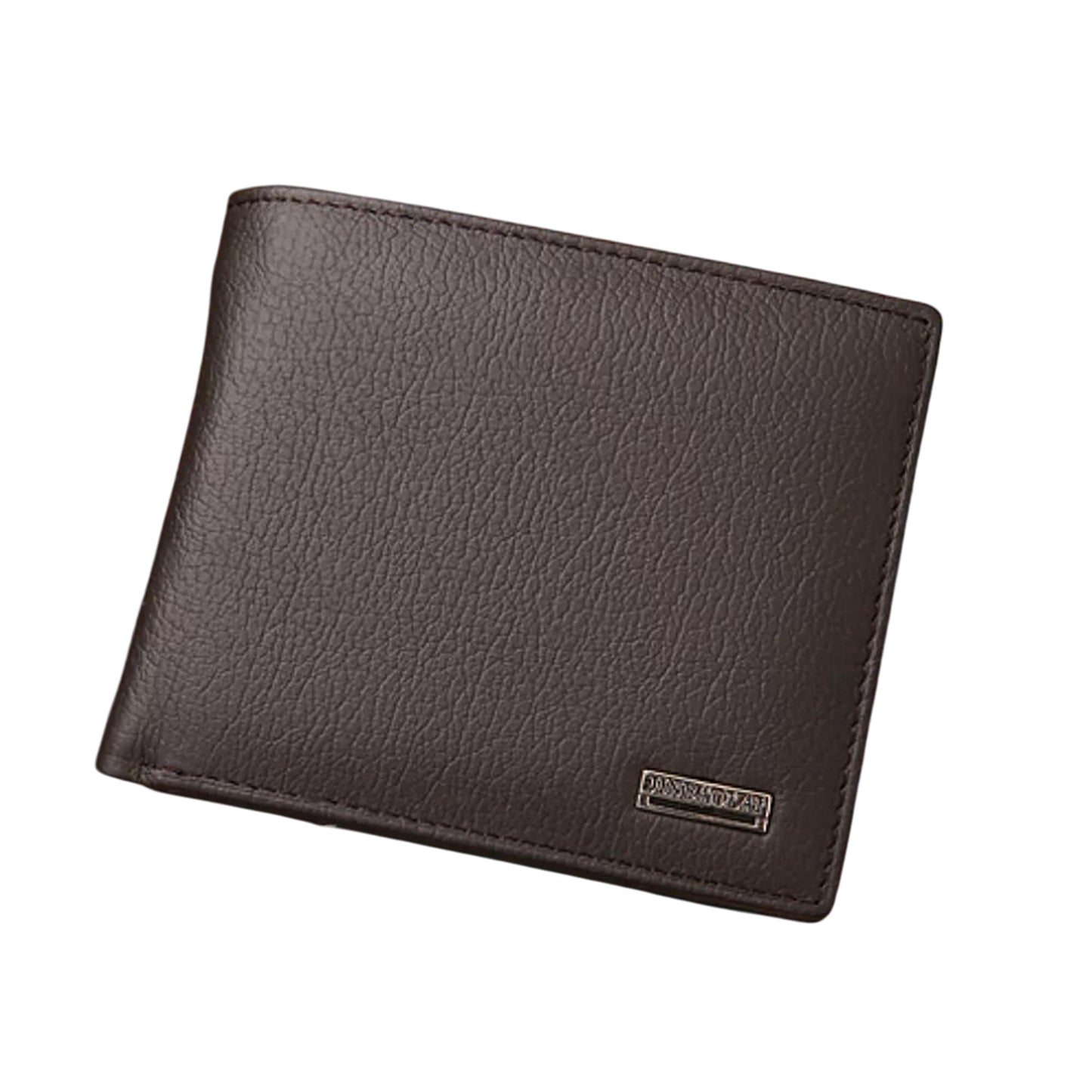 Mens Genuine Leather Wallet with Coin Pocket and Multiple Card Slots
