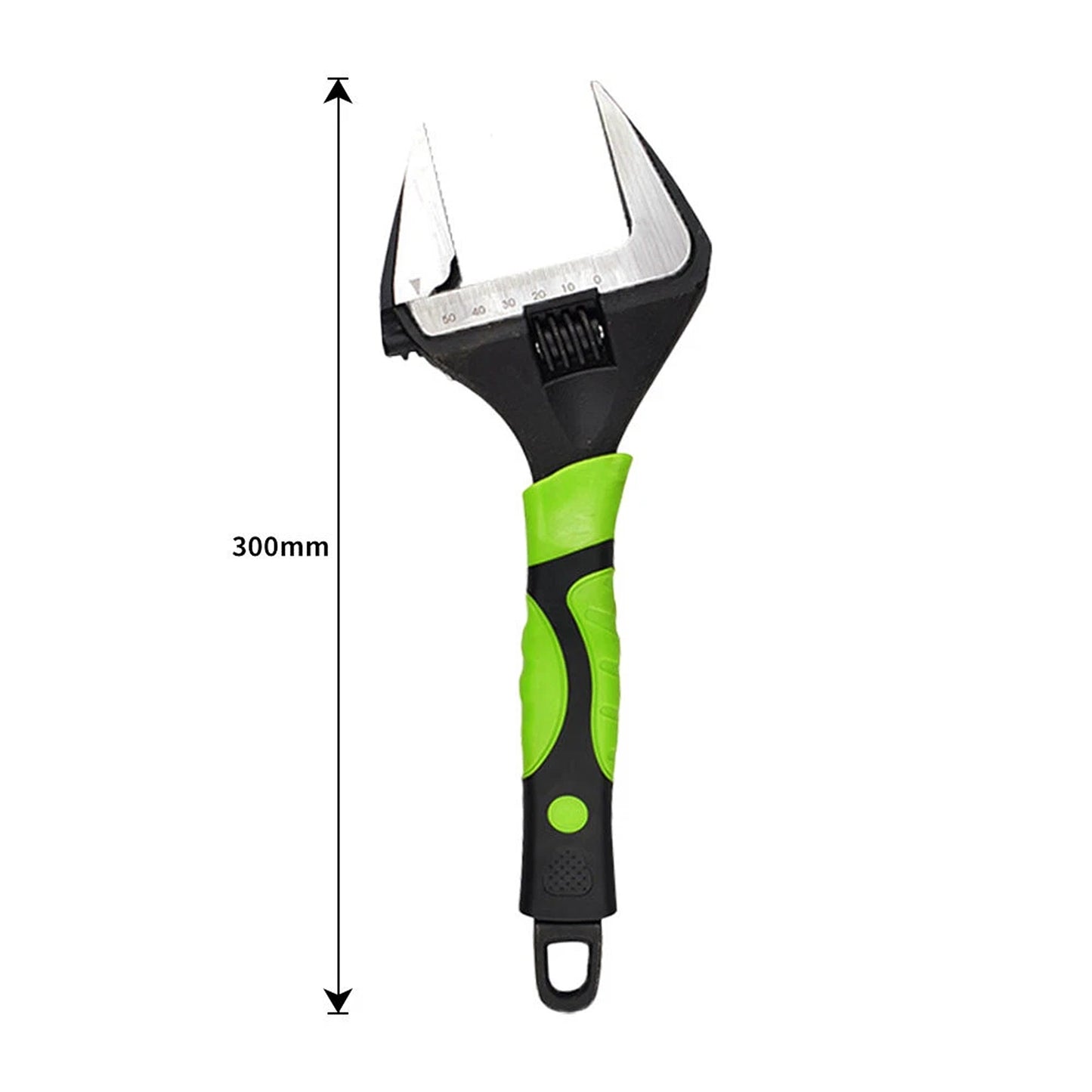 Adjustable Shifting Wrench Spanner with Wide Jaws 6 8 10 12 Inch