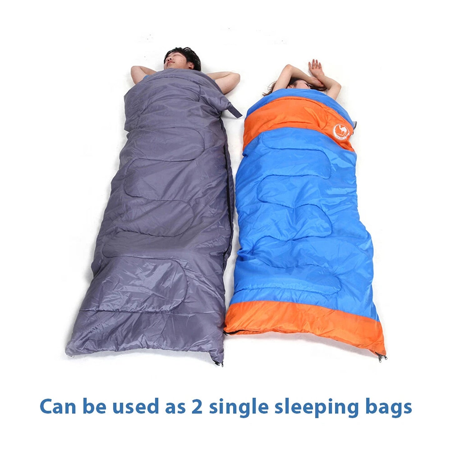 Large Double Sleeping Bag for Cold Weather Camping