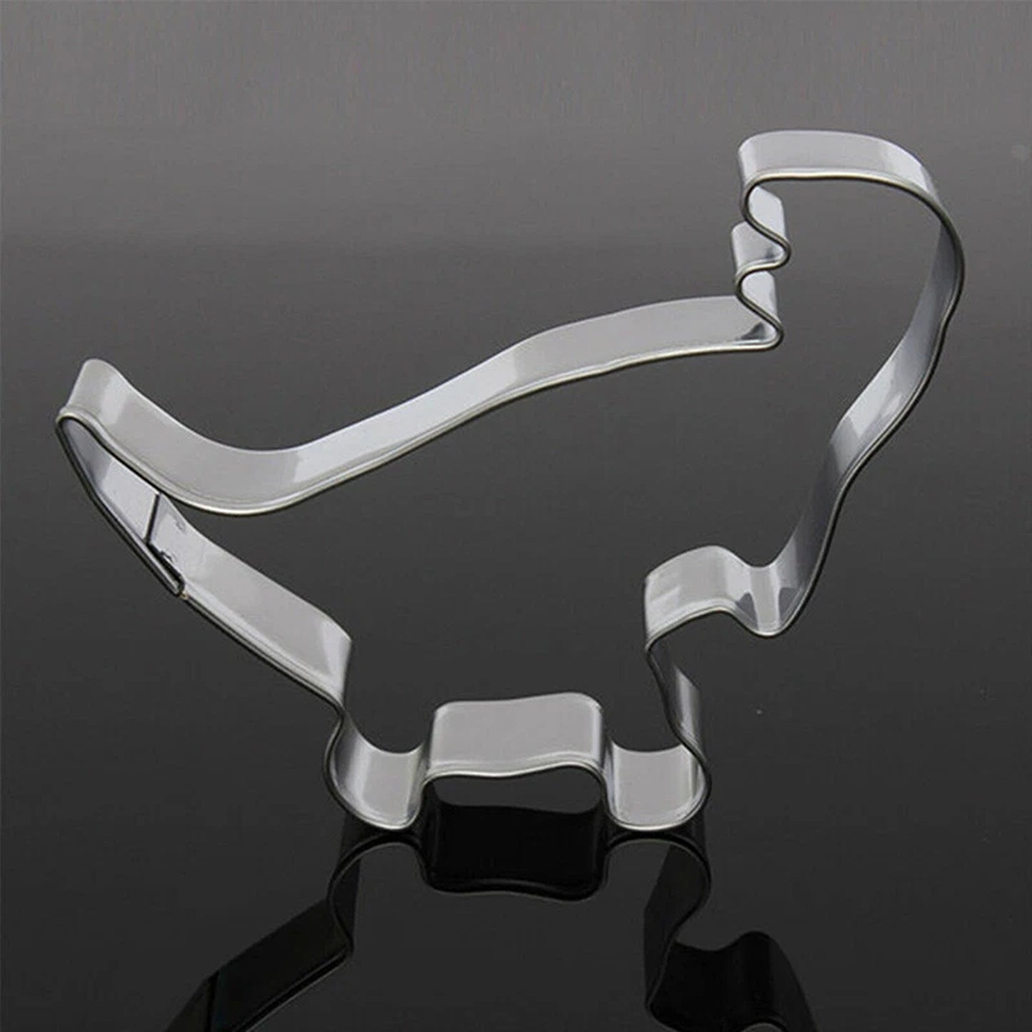 4 Pack Stainless Steel Dinosaur Cookie Cutters for Baking and DIY