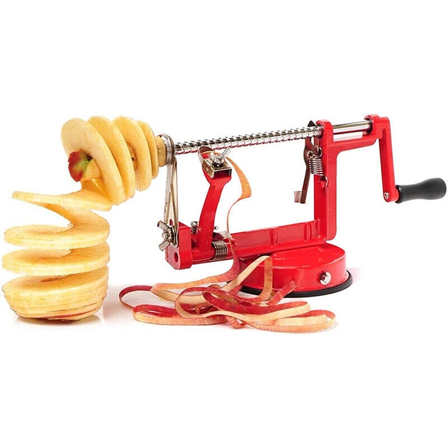 3 in 1 Apple Peeler Red Kitchen Tool Fruit Cutter Slicer and Corer