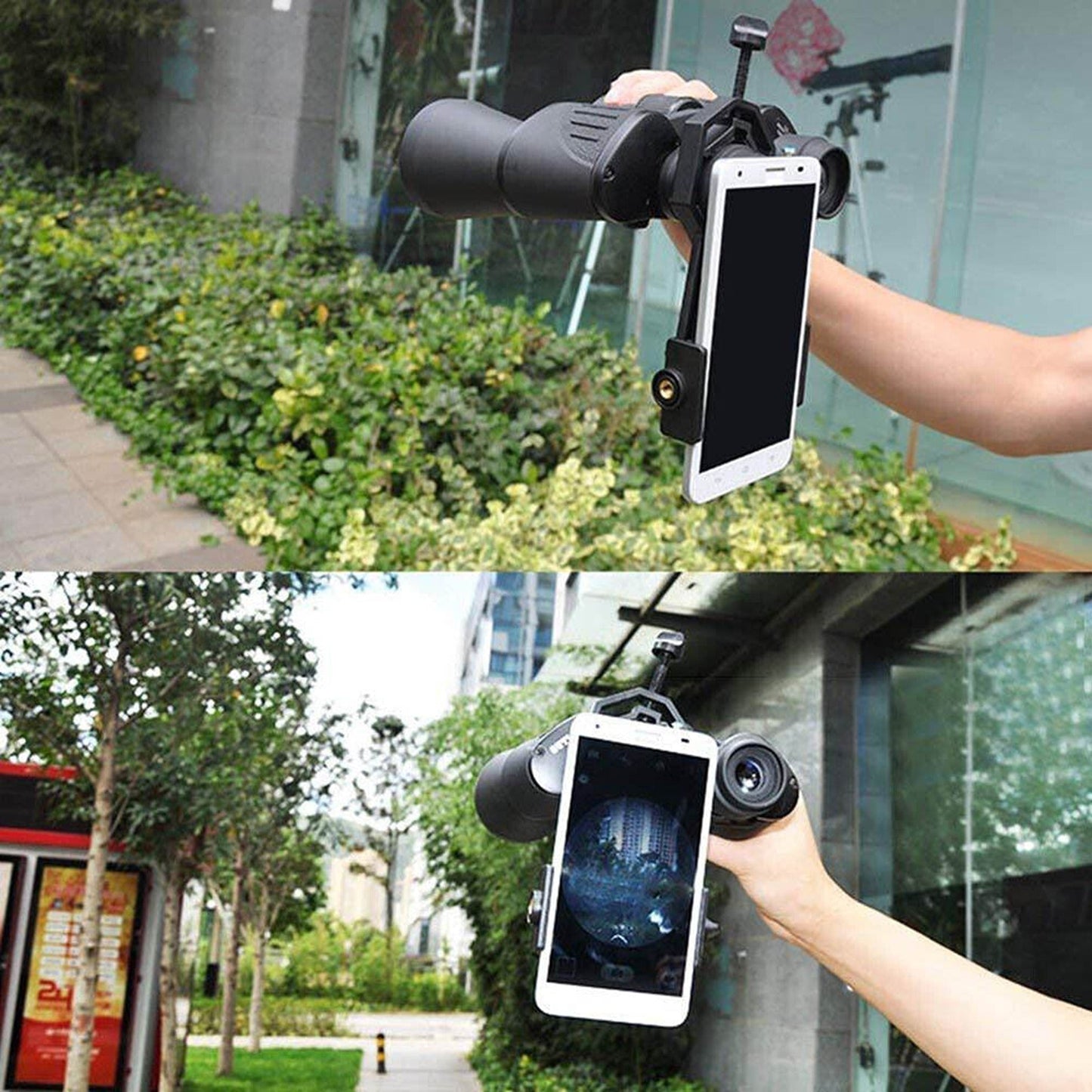 Spotting Scope Mount Universal Mobile Phone Holder
