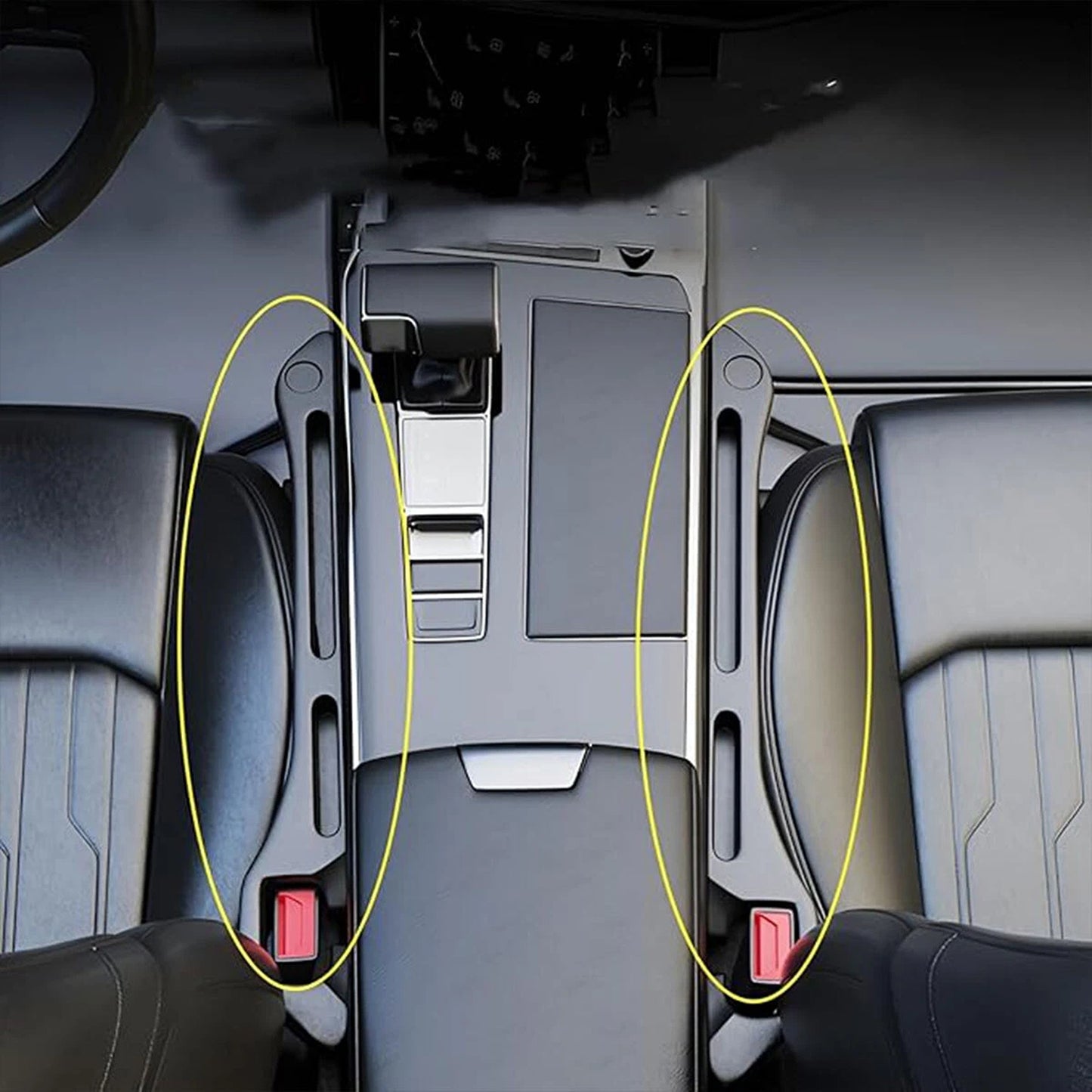 2 Piece Anti Drop Car Seat Gap Fillers for Vehicle Interior