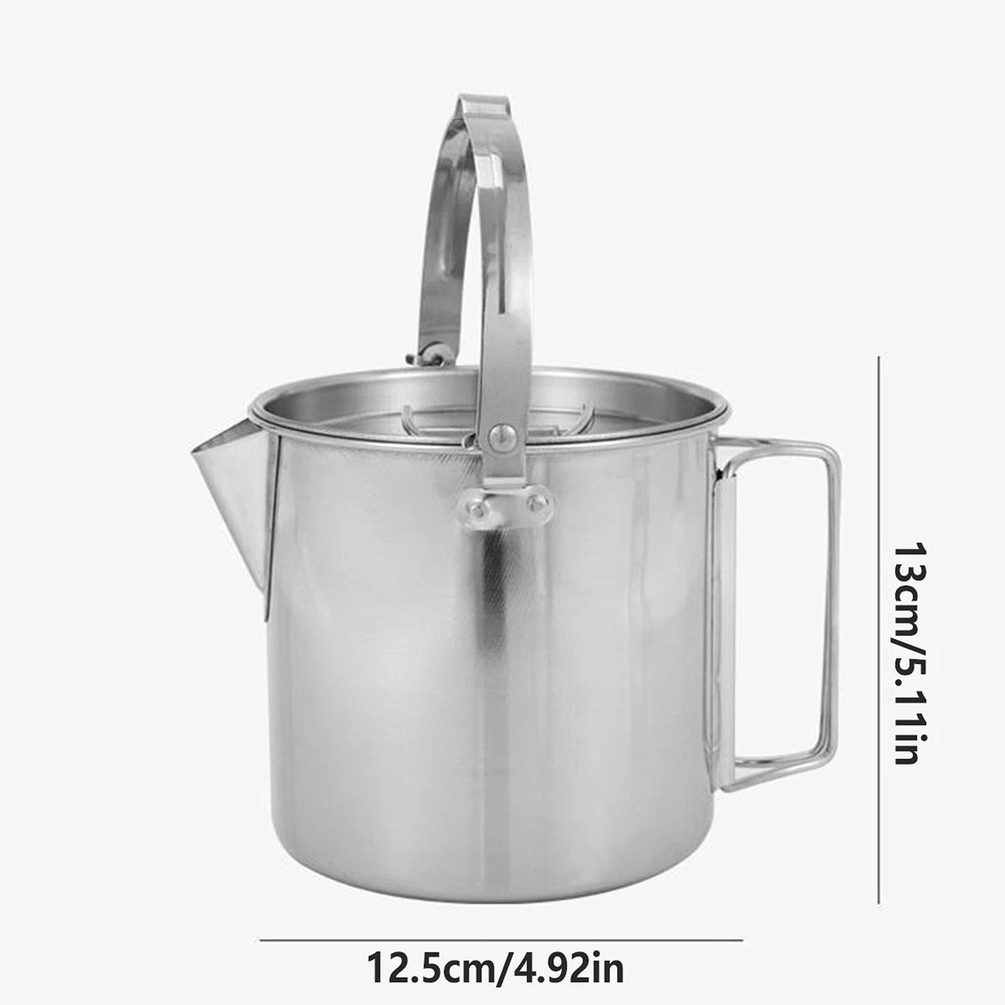 Camping Hanging Pot Portable Kettle Coffee Teapot