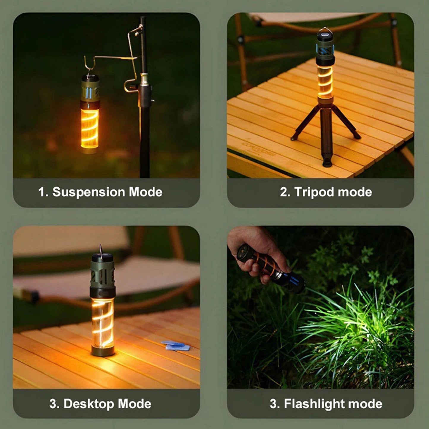 3 in 1 Mosquito Repellent Lamp and Camping Lantern