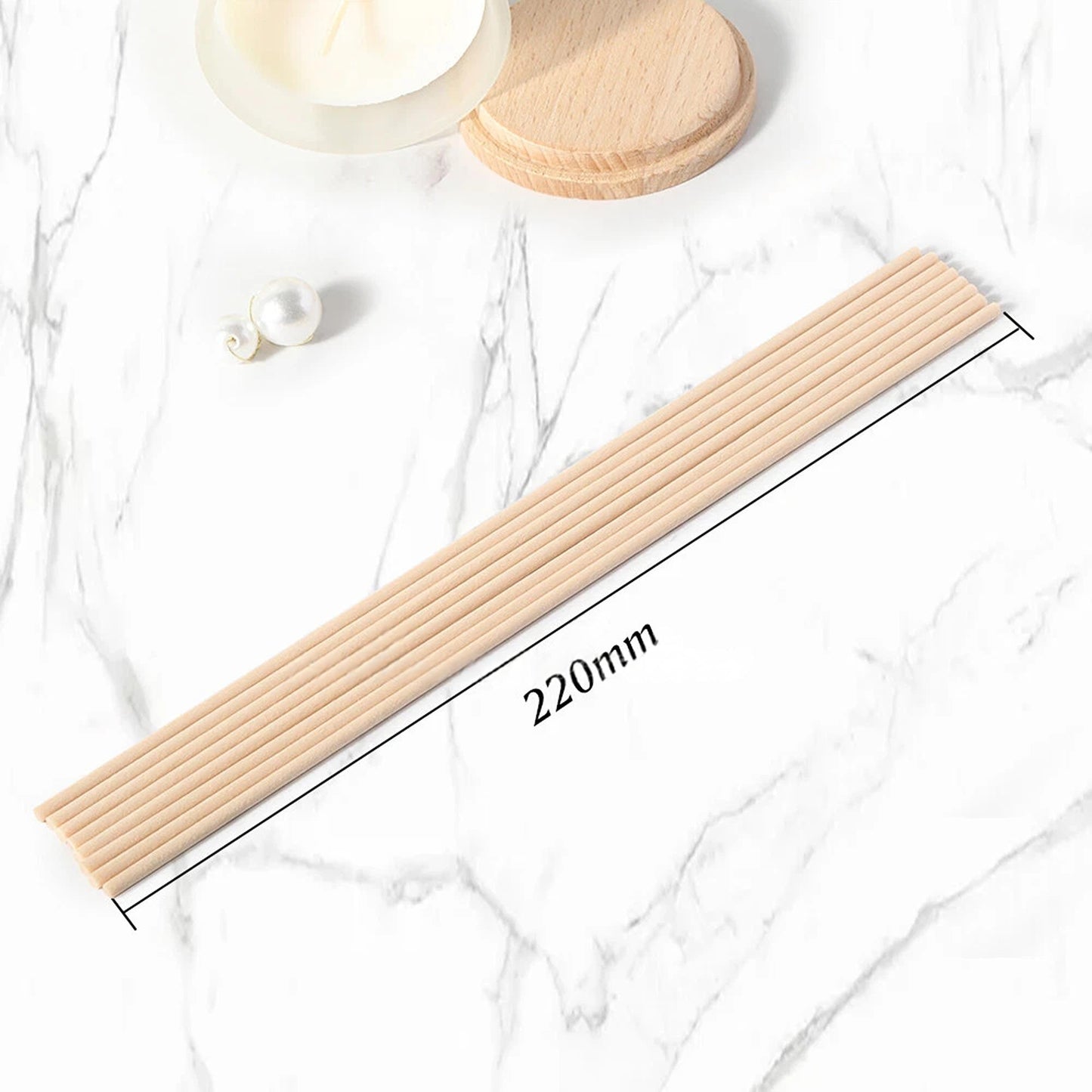Premium Reed Diffuser Reeds Fiber Sticks Aromatherapy Home Office Bulk Pack - 40x