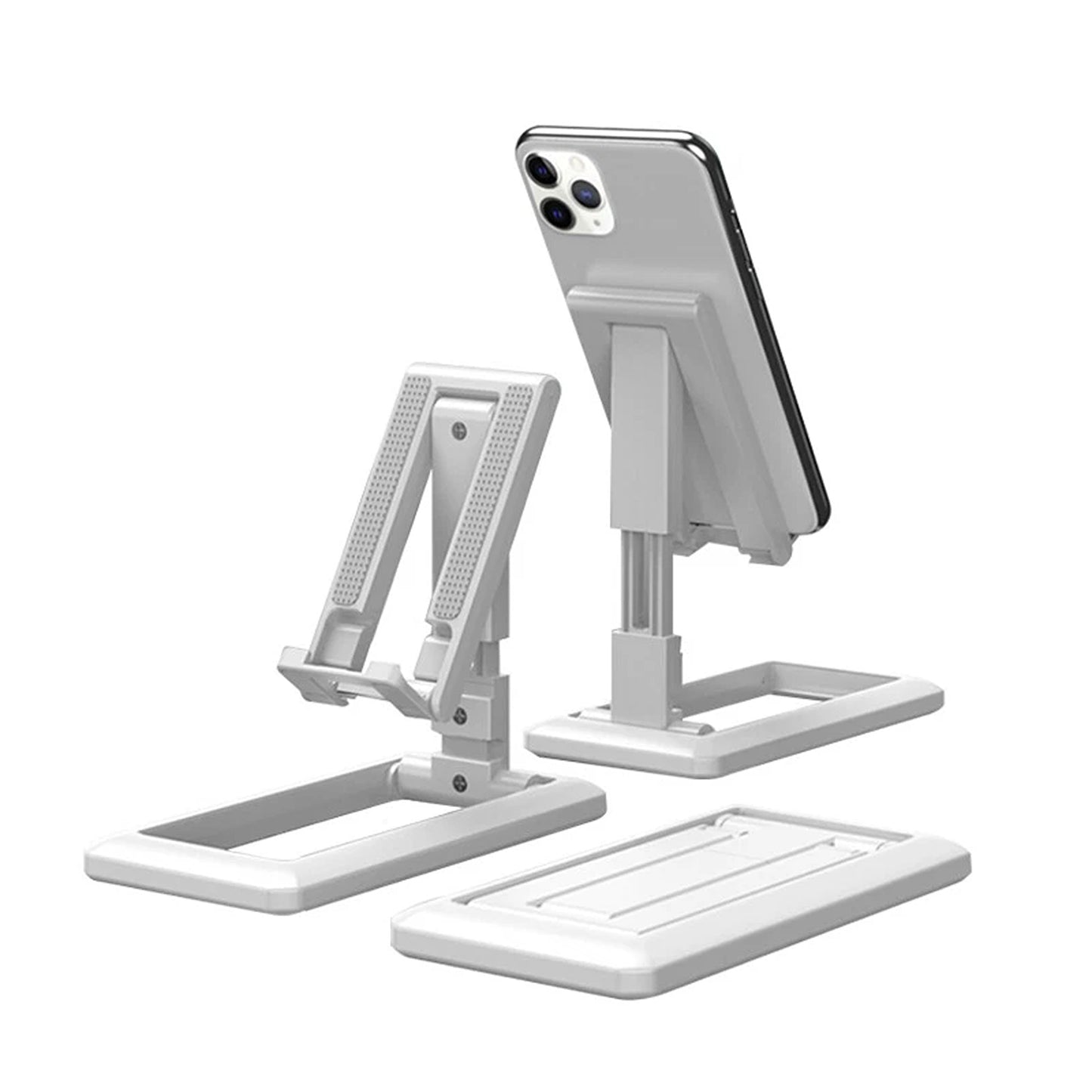 Adjustable Phone and Tablet Holder Foldable Desk Mount for iPhone
