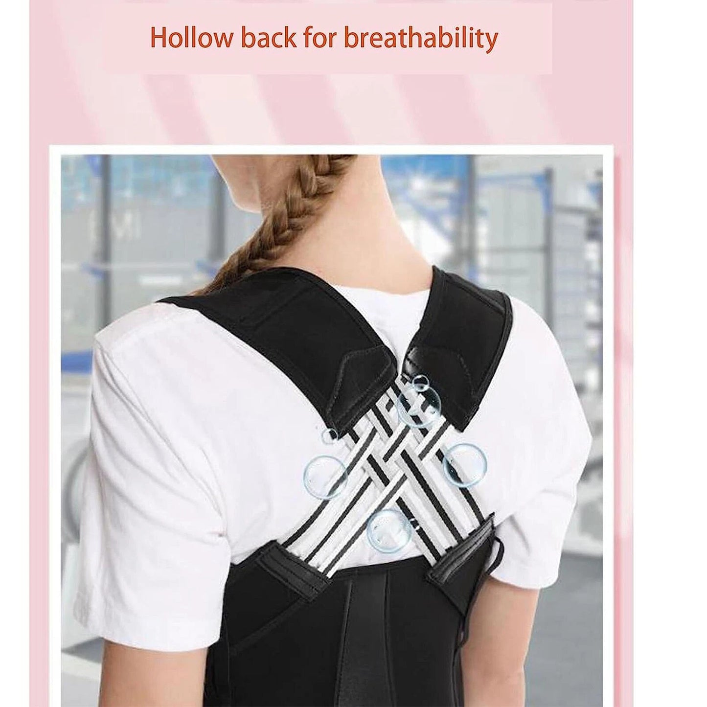Adjustable Posture Corrector Back Support Brace for Men and Women
