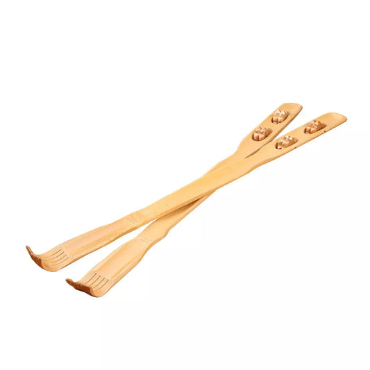 2pcs Wooden Back Scratcher with Long Handle for Body Massage