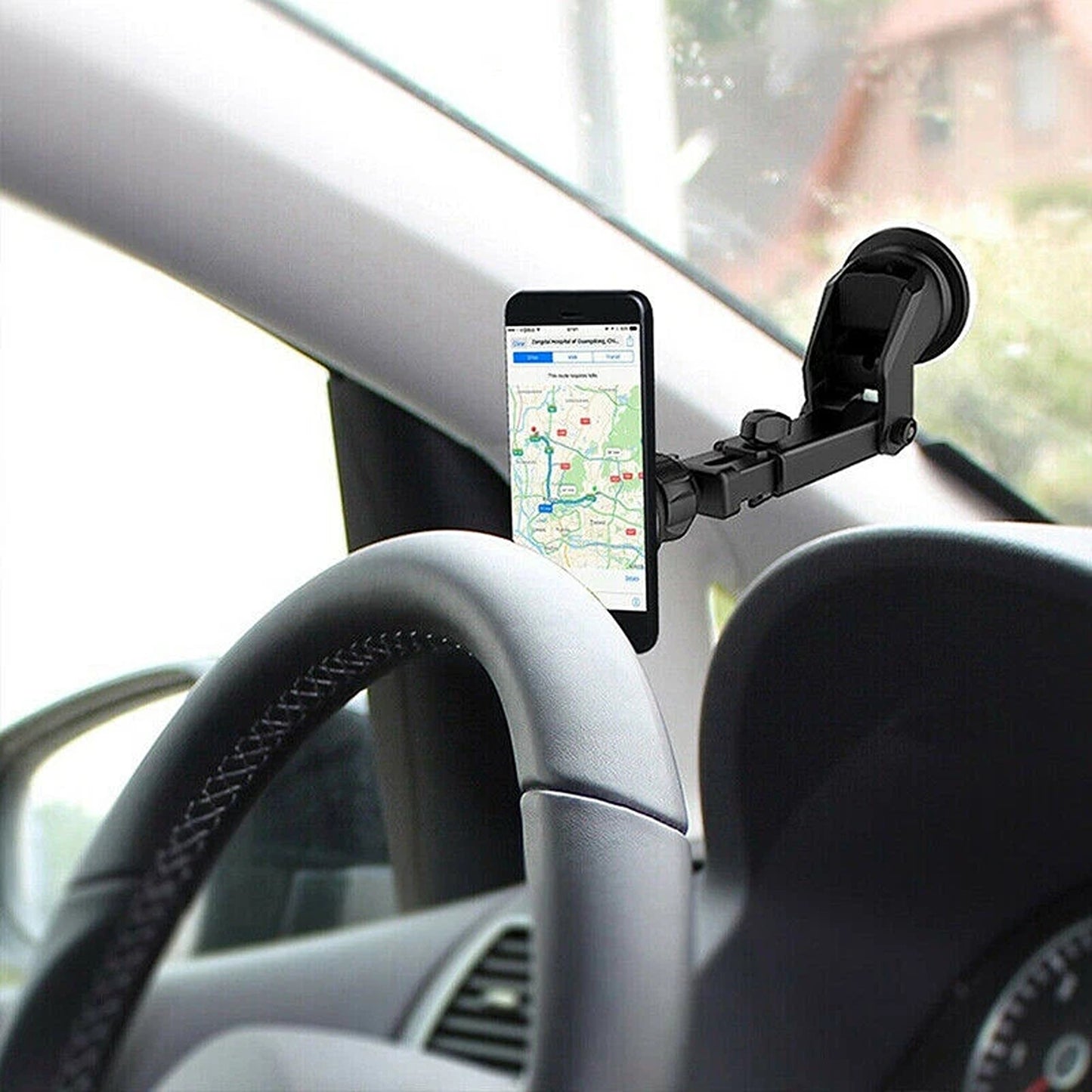 360 Degree Magnetic Car Phone Mount for Dashboard and Windshield