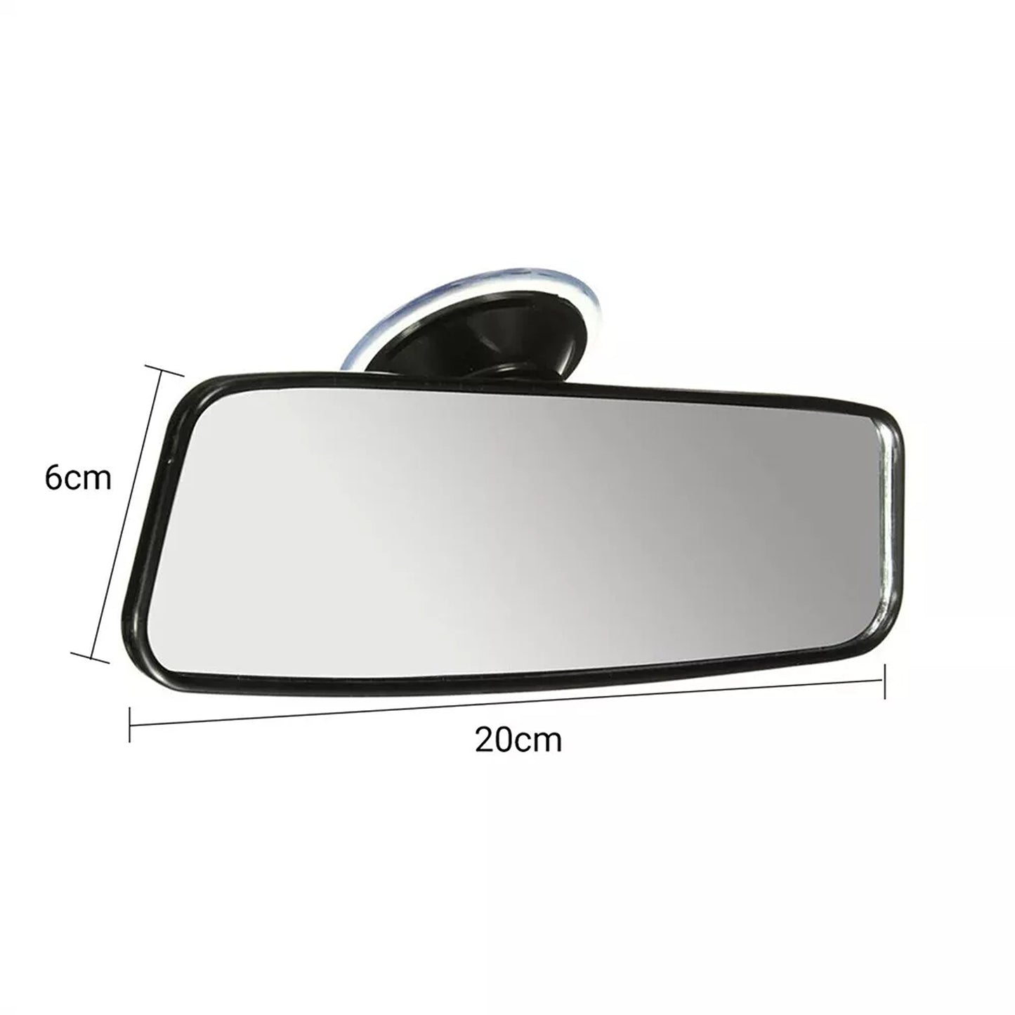 Universal Car Rear View Mirror with Suction Mount