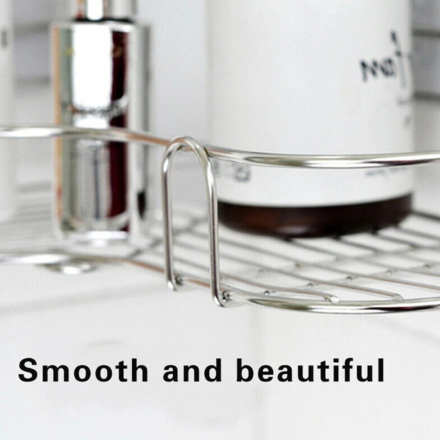 Stainless Steel Corner Shower Caddy Shelf Rack Organizer