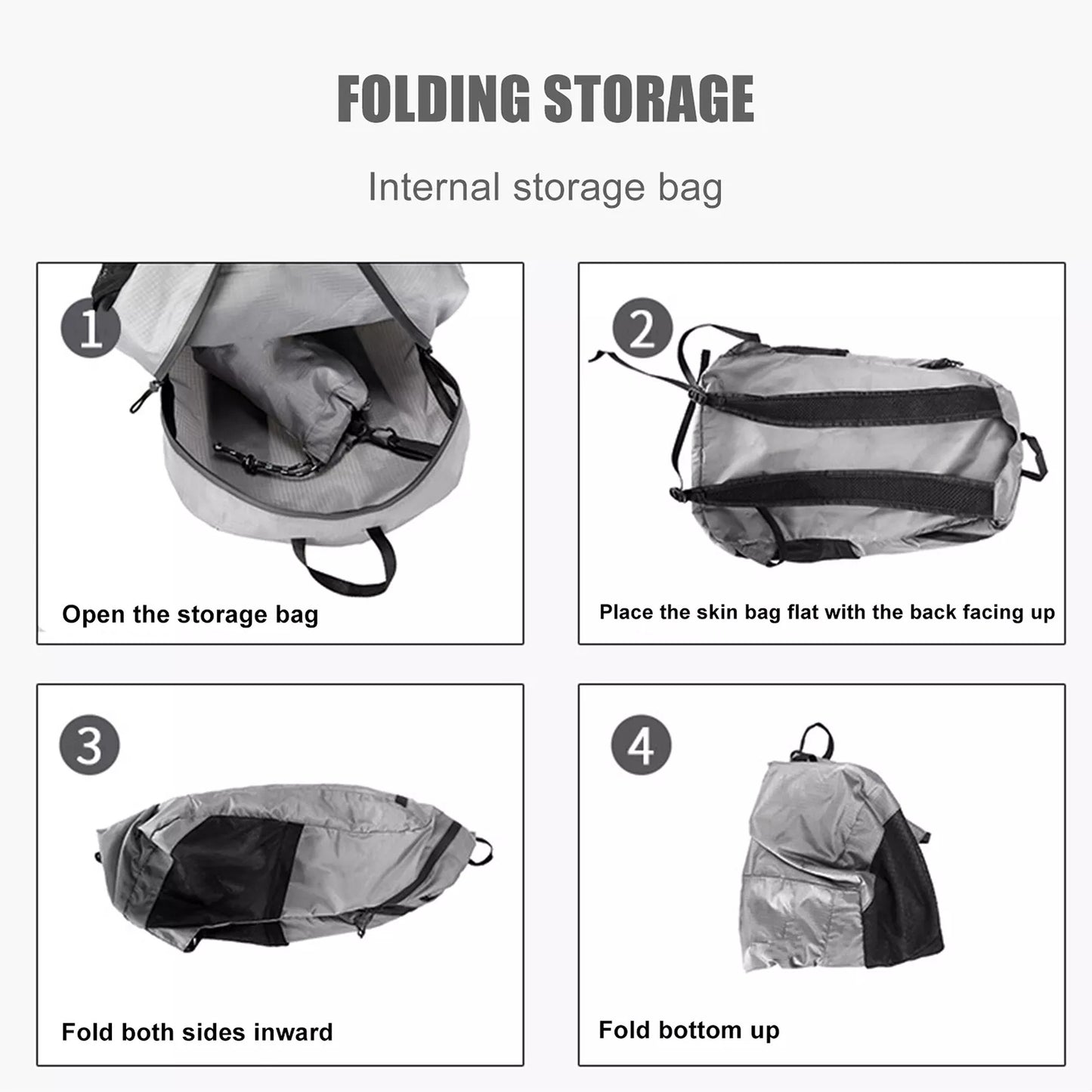 Portable Foldable 20L Waterproof Backpack Lightweight for Travel Outdoors