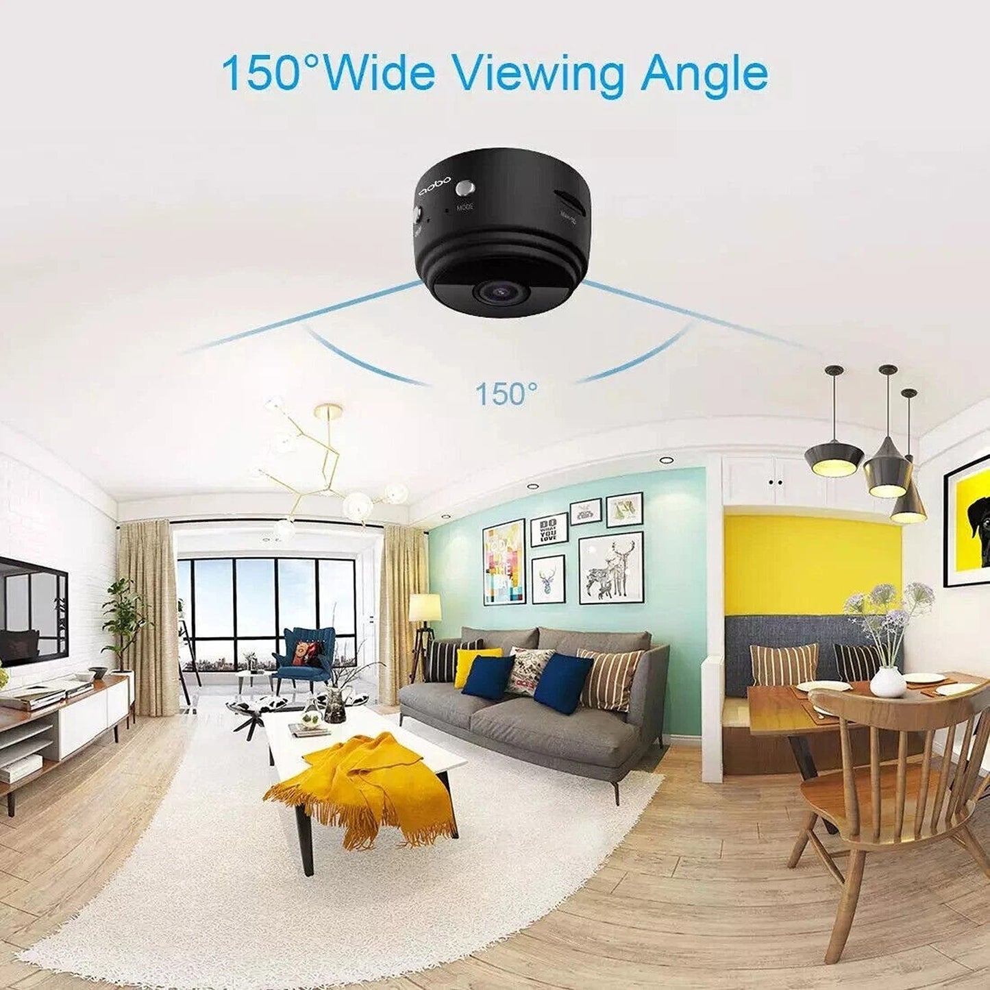 Mini Wifi HD Security Camera 1080P Wireless Night Vision Monito