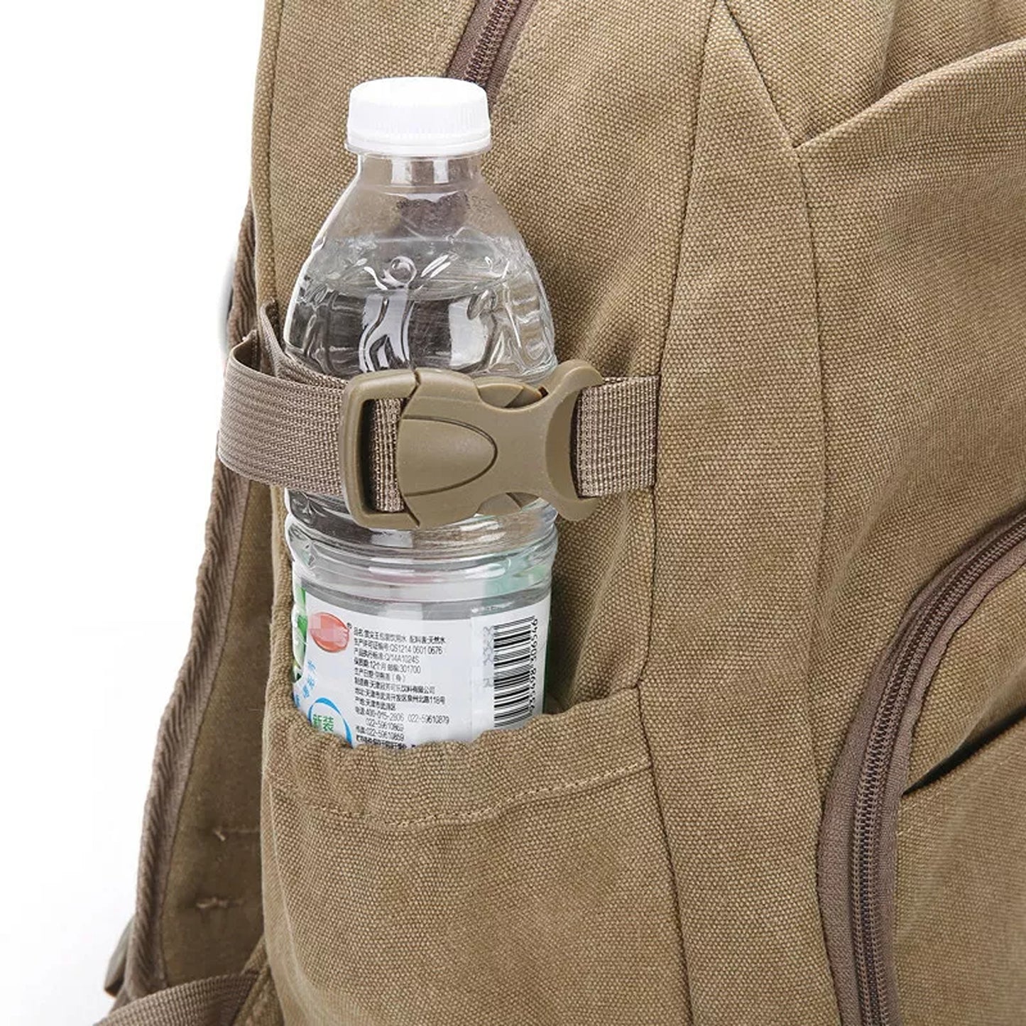 Mens Travel Backpack Vintage Canvas Bag for Laptop and School