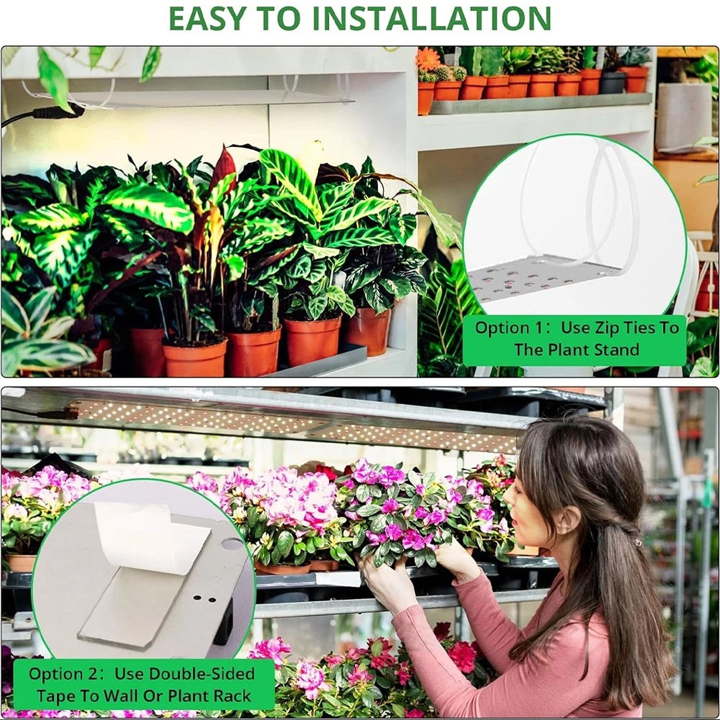 LED Grow Light Full Spectrum Dimmable with Timer USB Plant Lamp