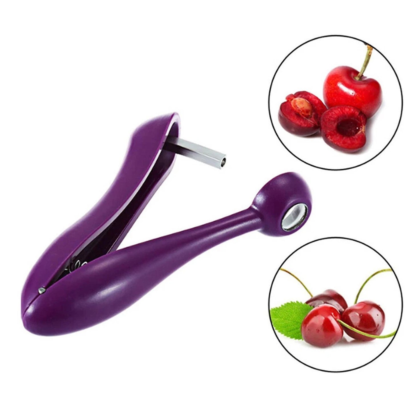 Cherry Seed Remover Stainless Steel Olive and Fruit Pitter Tool