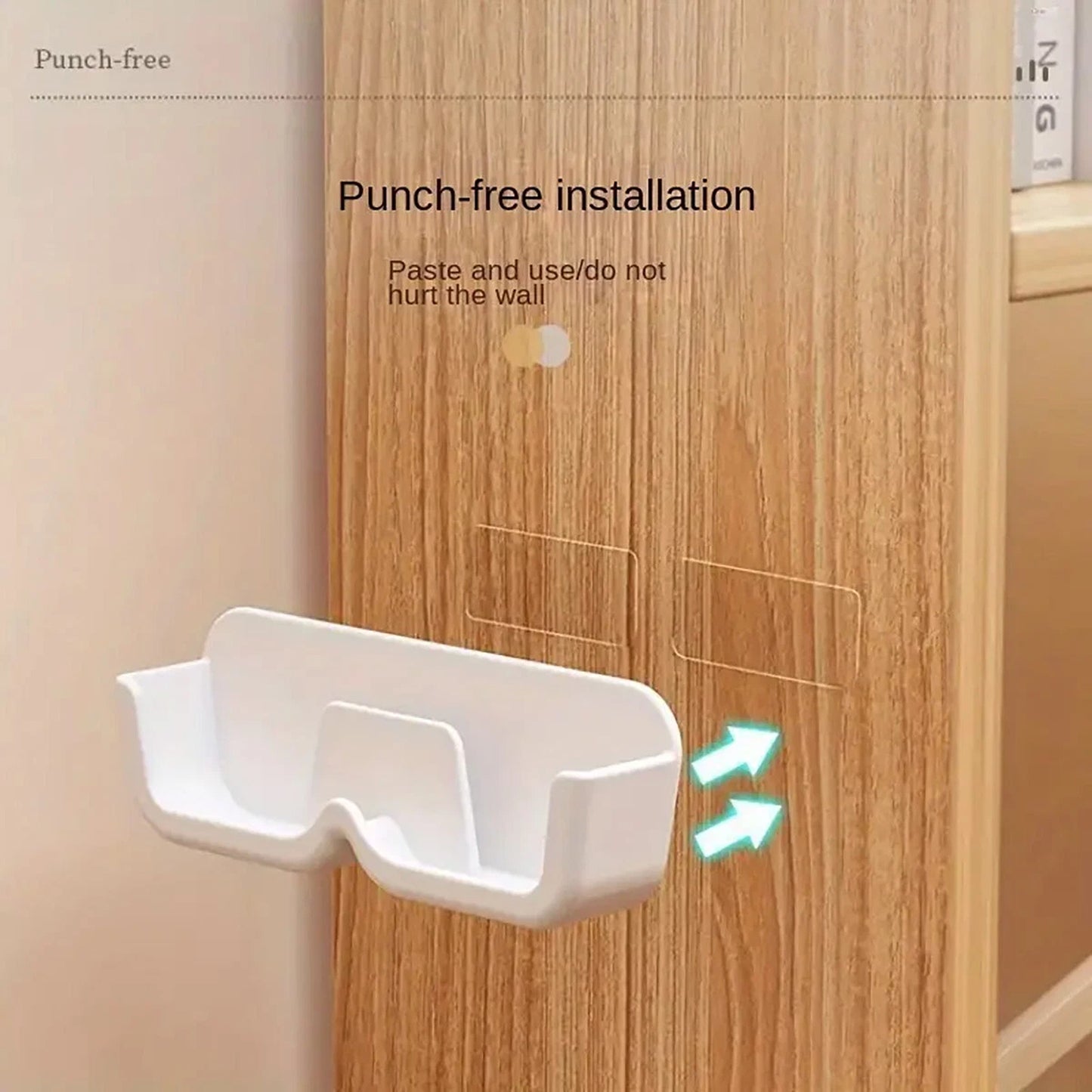 6 Pack Wall Eyeglass Display Shelf and Storage Holder