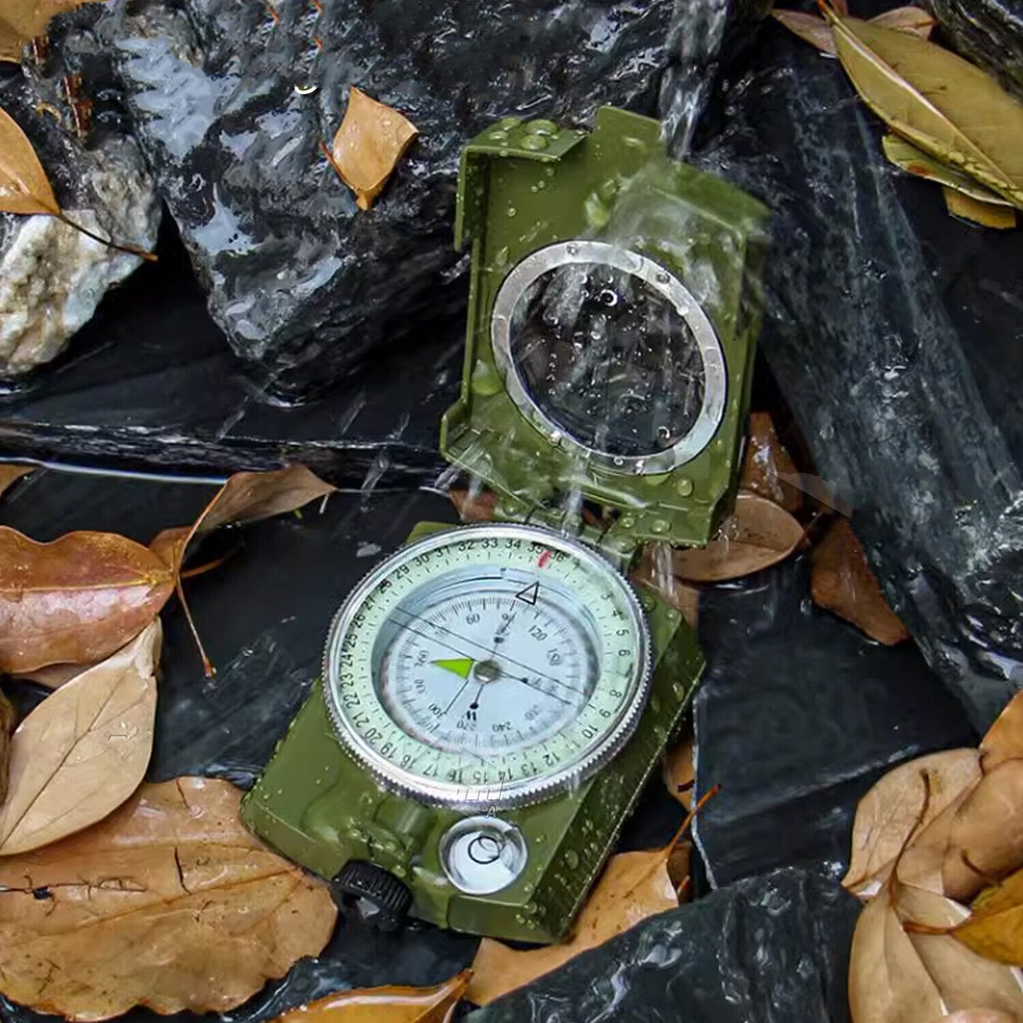 Outdoor Military Metal Sighting Compass Gear Survival