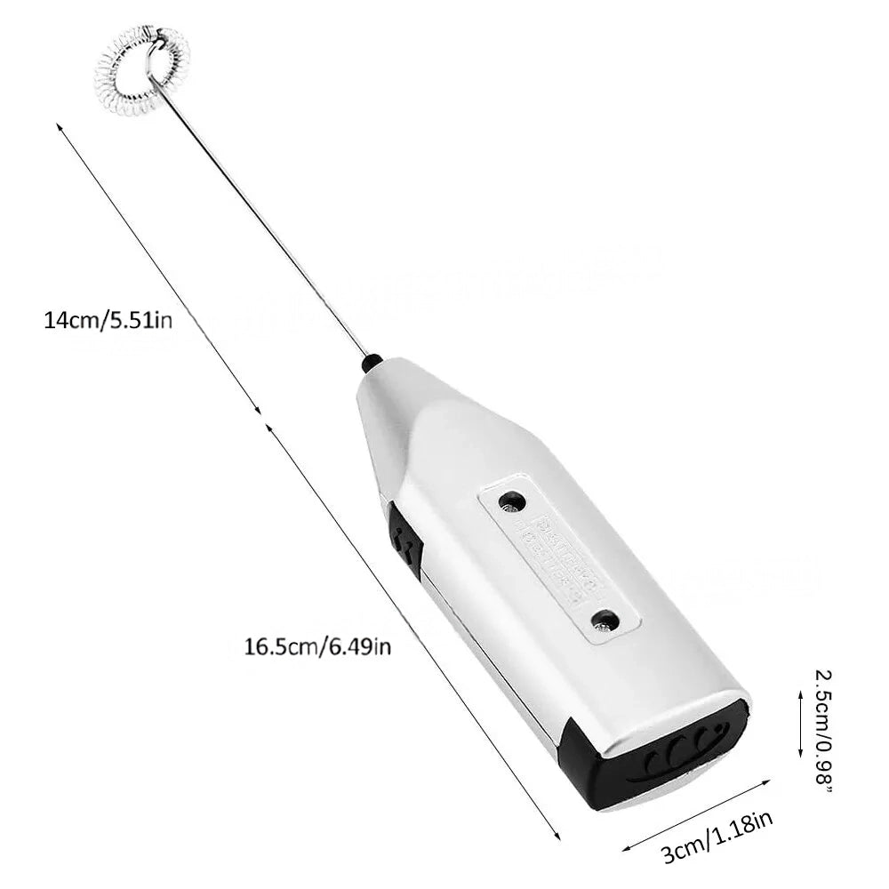 Mini Foamer Kitchen Tool Milk Frother Egg Beater Stirrer Whisk Mixer Electric