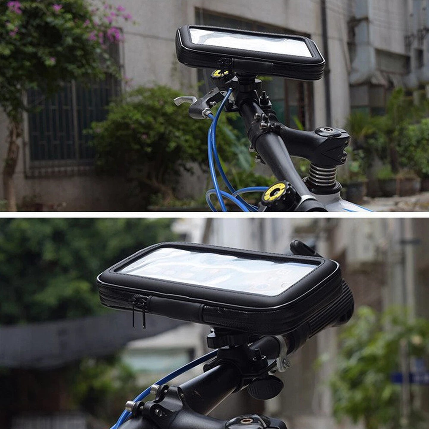 Waterproof Phone Holder Case for Bike and Motorcycle Handlebar