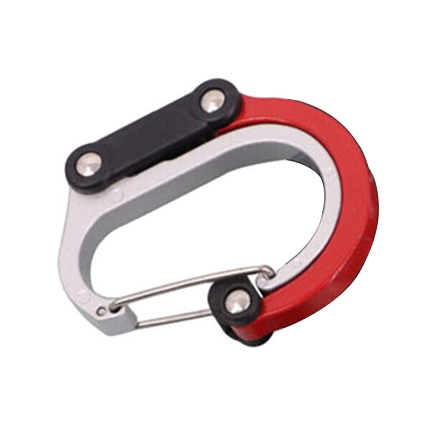 Rotating Carabiner Clip Hook Buckle Fastener For Travel Luggage Bags - Red