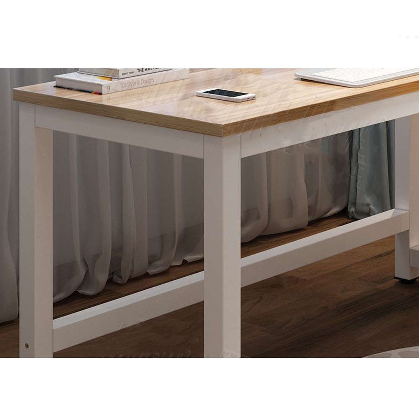 Computer Desk Workstation Study Table with Storage For Home Office